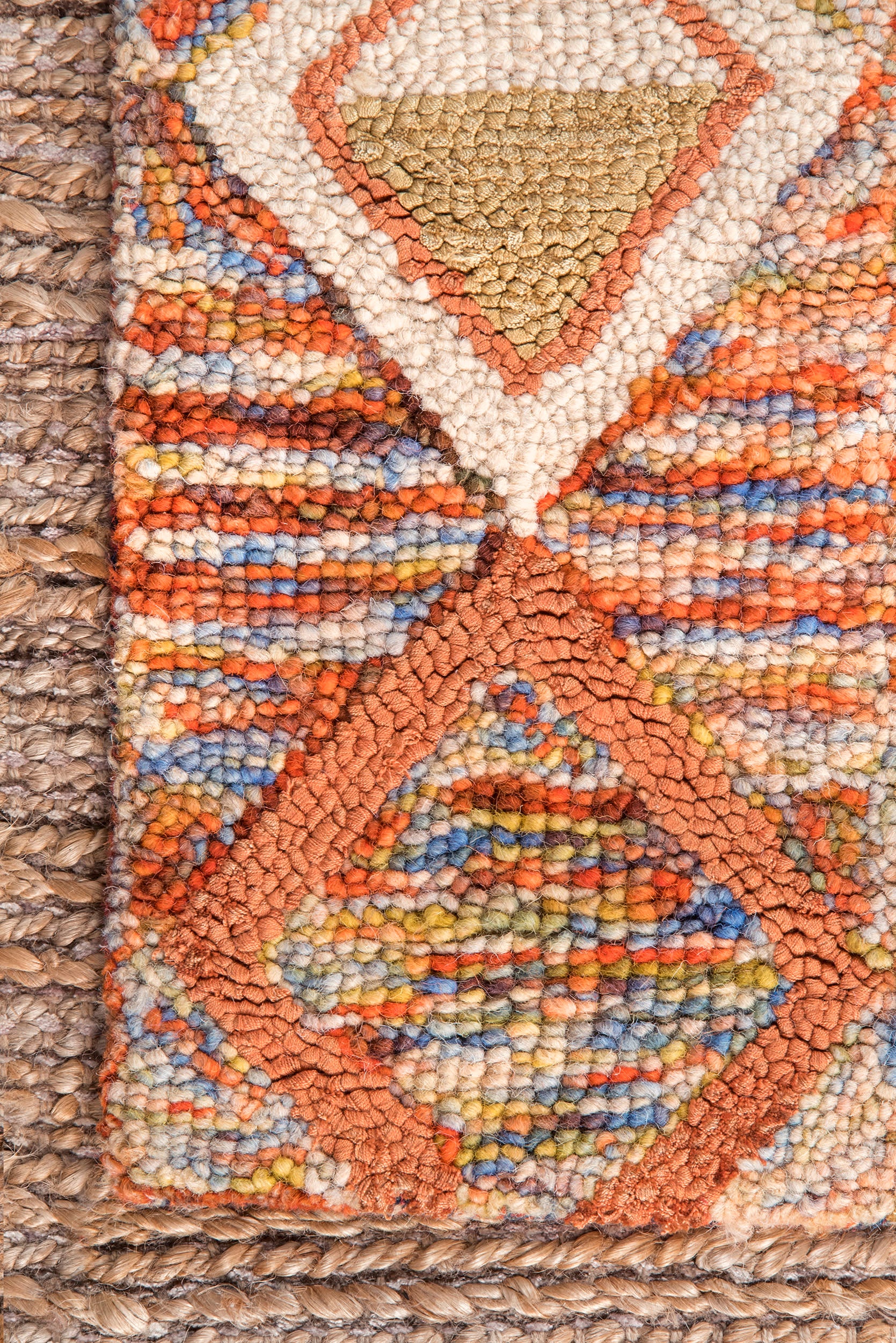 Moroccan Diamond Rug | Multicolor - Image 3