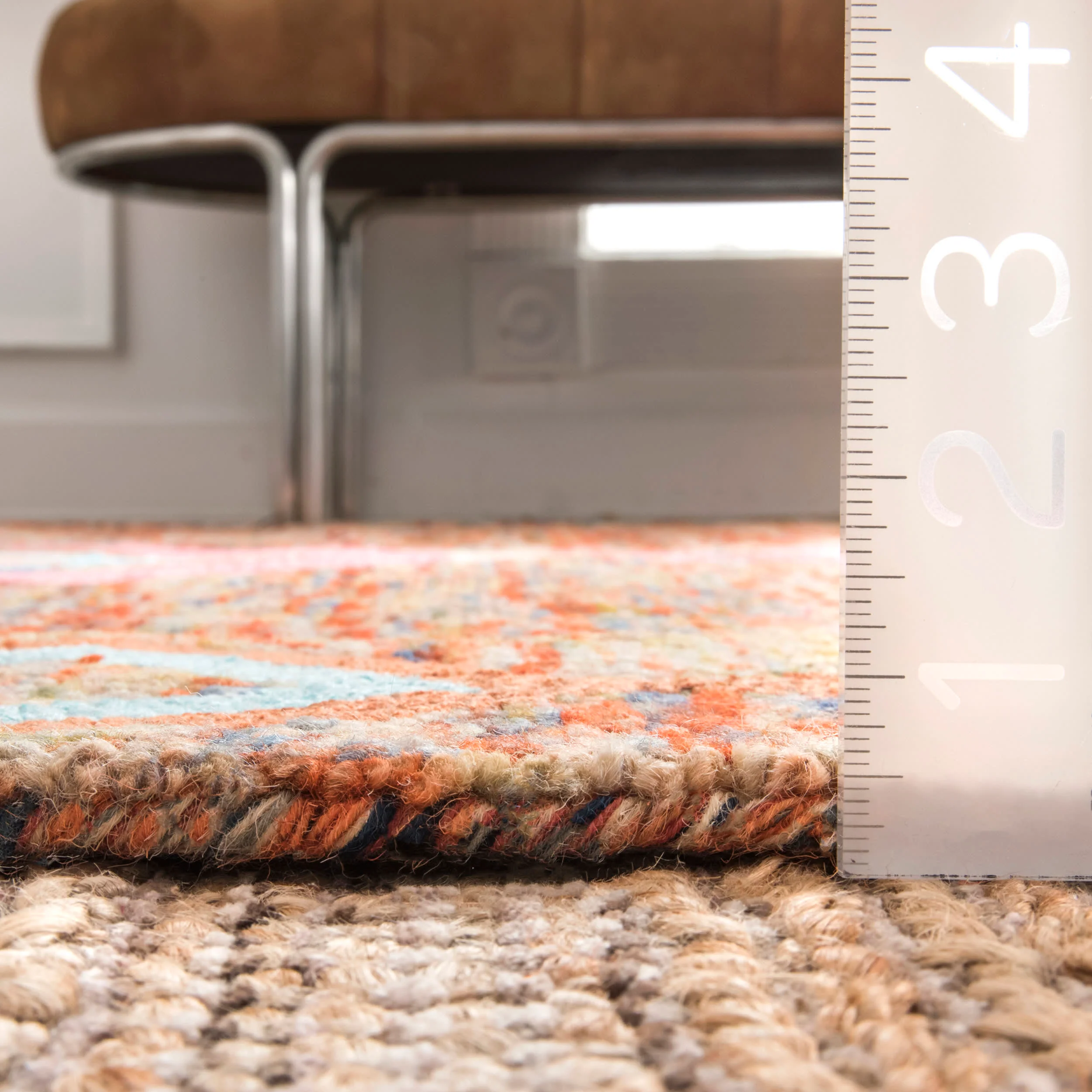 Moroccan Diamond Rug | Multicolor - Image 5