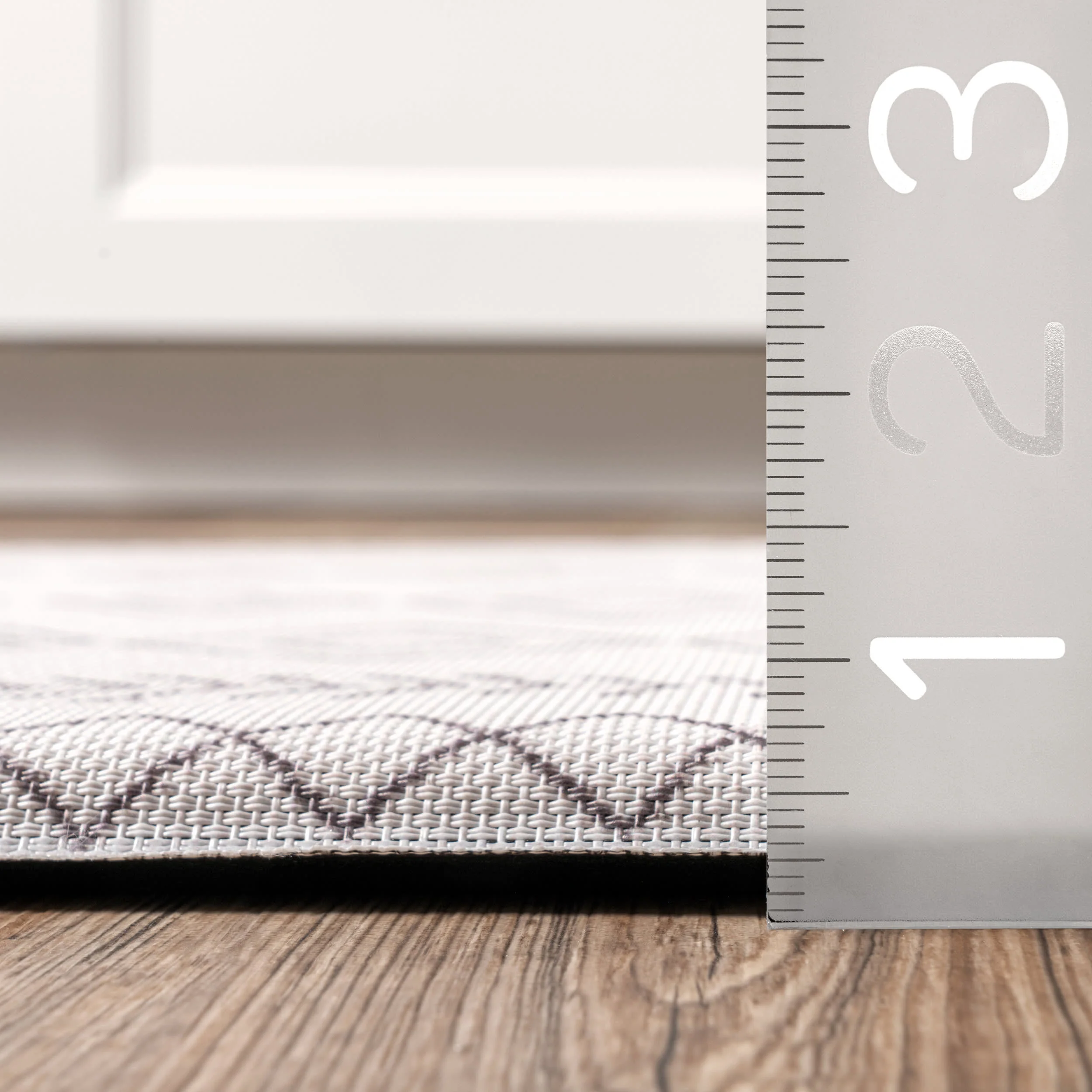 Moroccan Diamonds Printed Anti-Fatigue Mat | Light Grey - Image 4