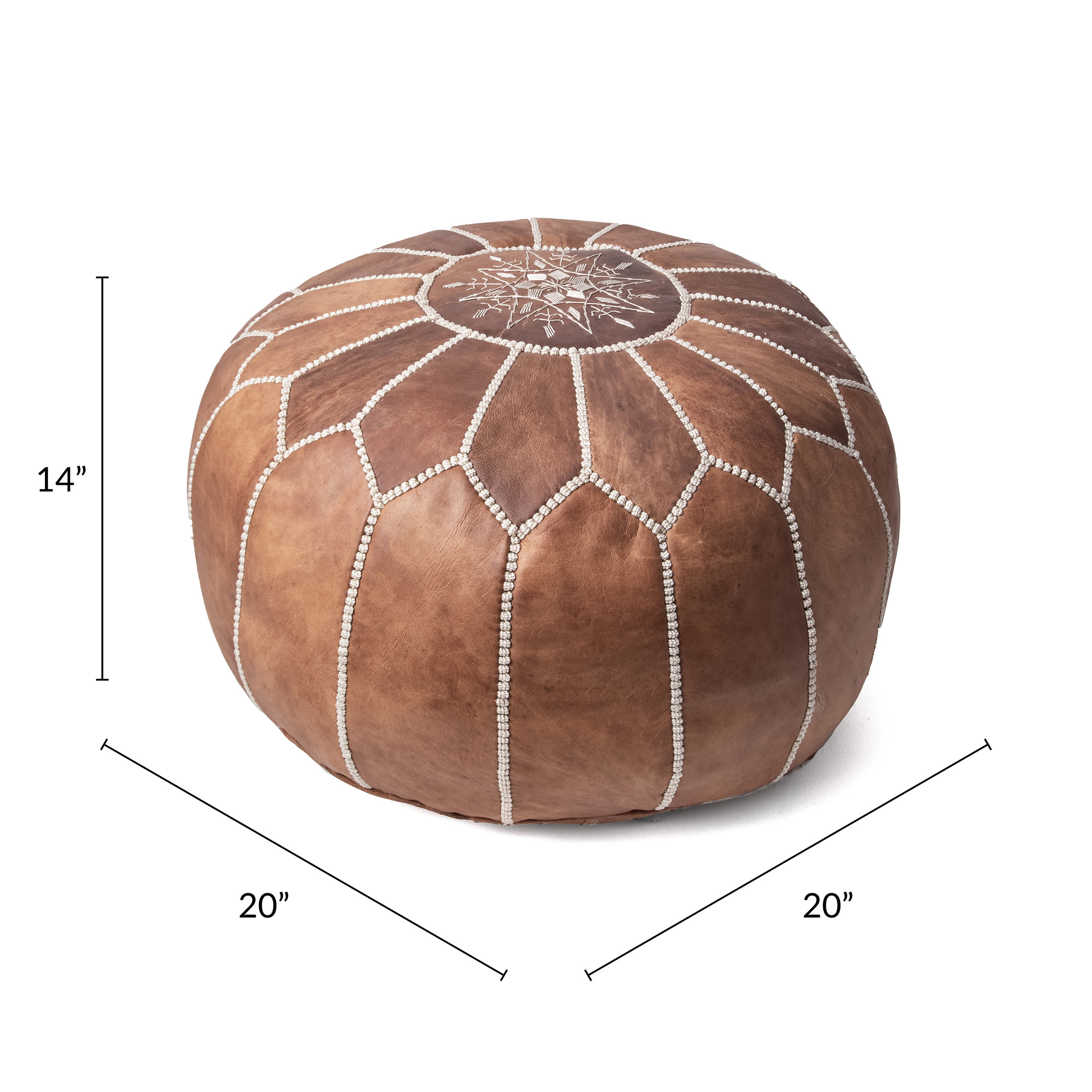 Moroccan Ottoman | Brown - Image 3