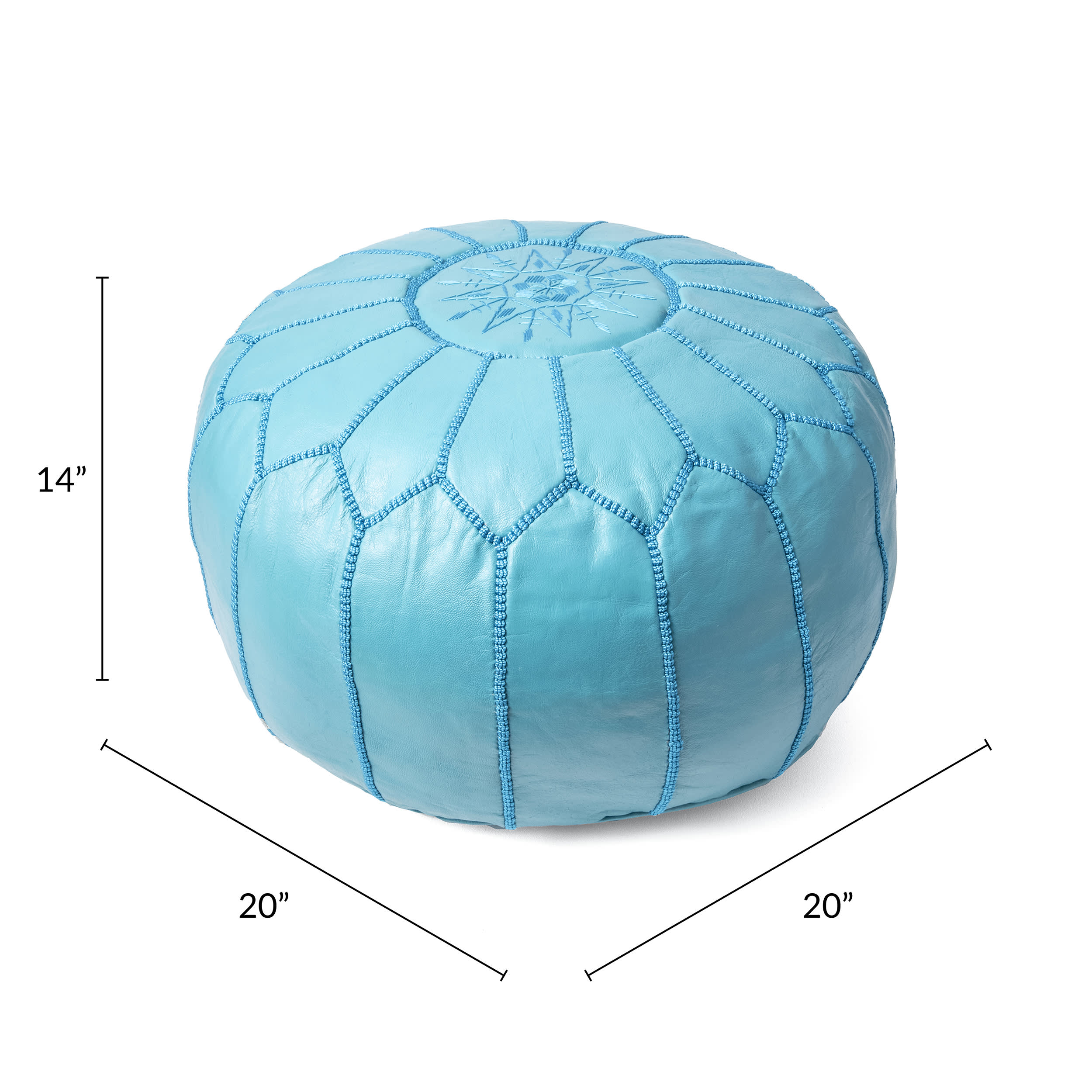 Moroccan Ottoman | Turquoise - Image 3