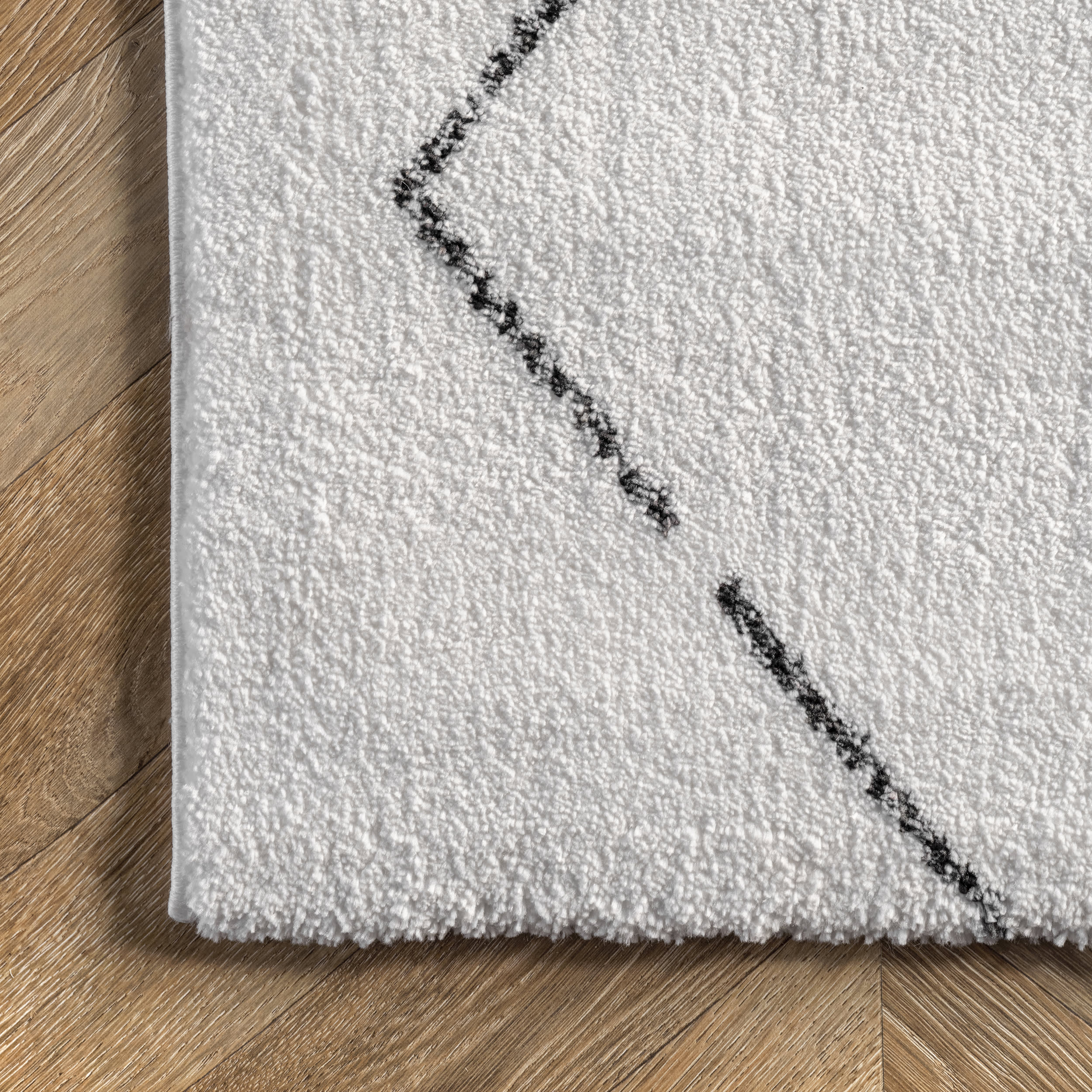 Moroccan Shag Rug | Natural - Image 3