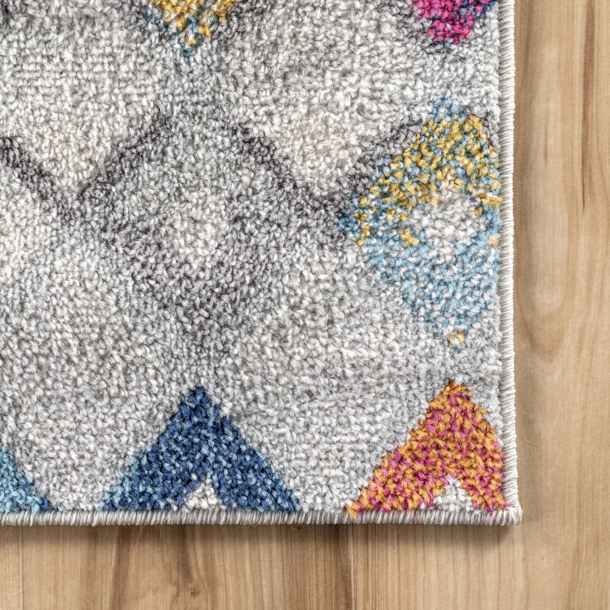 Moroccan Trellis Rug | Multicolor - Image 3