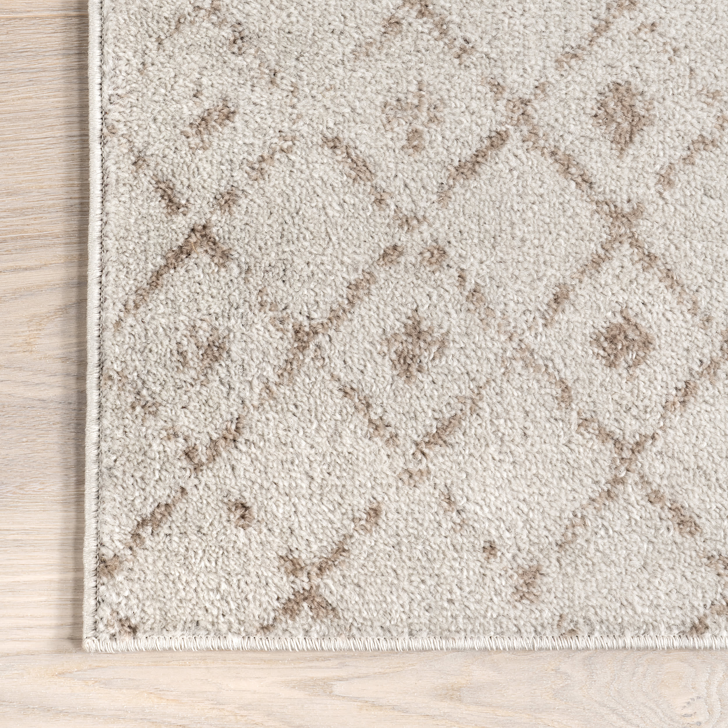Moroccan Trellis Rug | Neutral - Image 3
