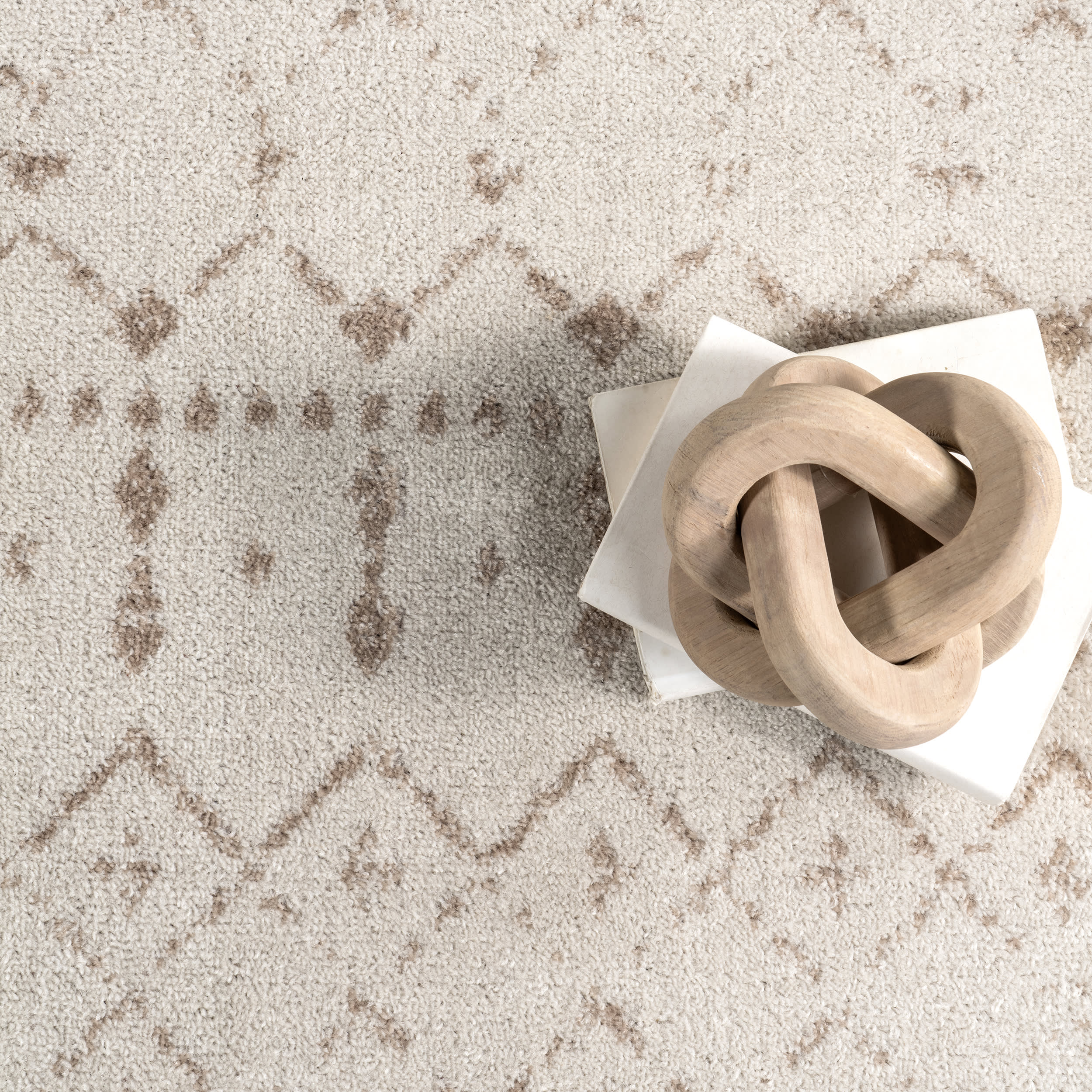 Moroccan Trellis Rug | Neutral - Image 7