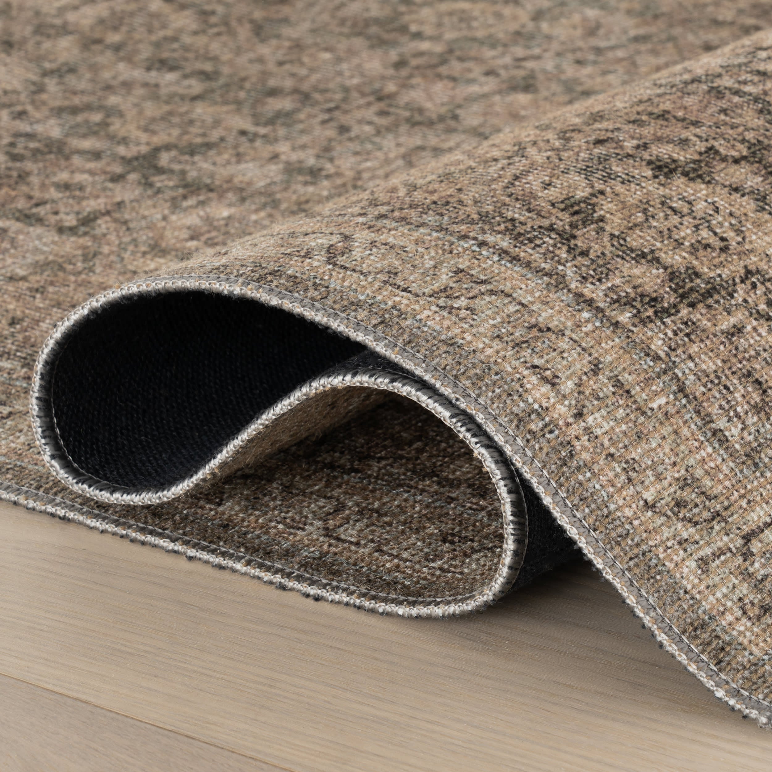 Morristown Antiqued Jute-Blend Rug | Green - Image 7