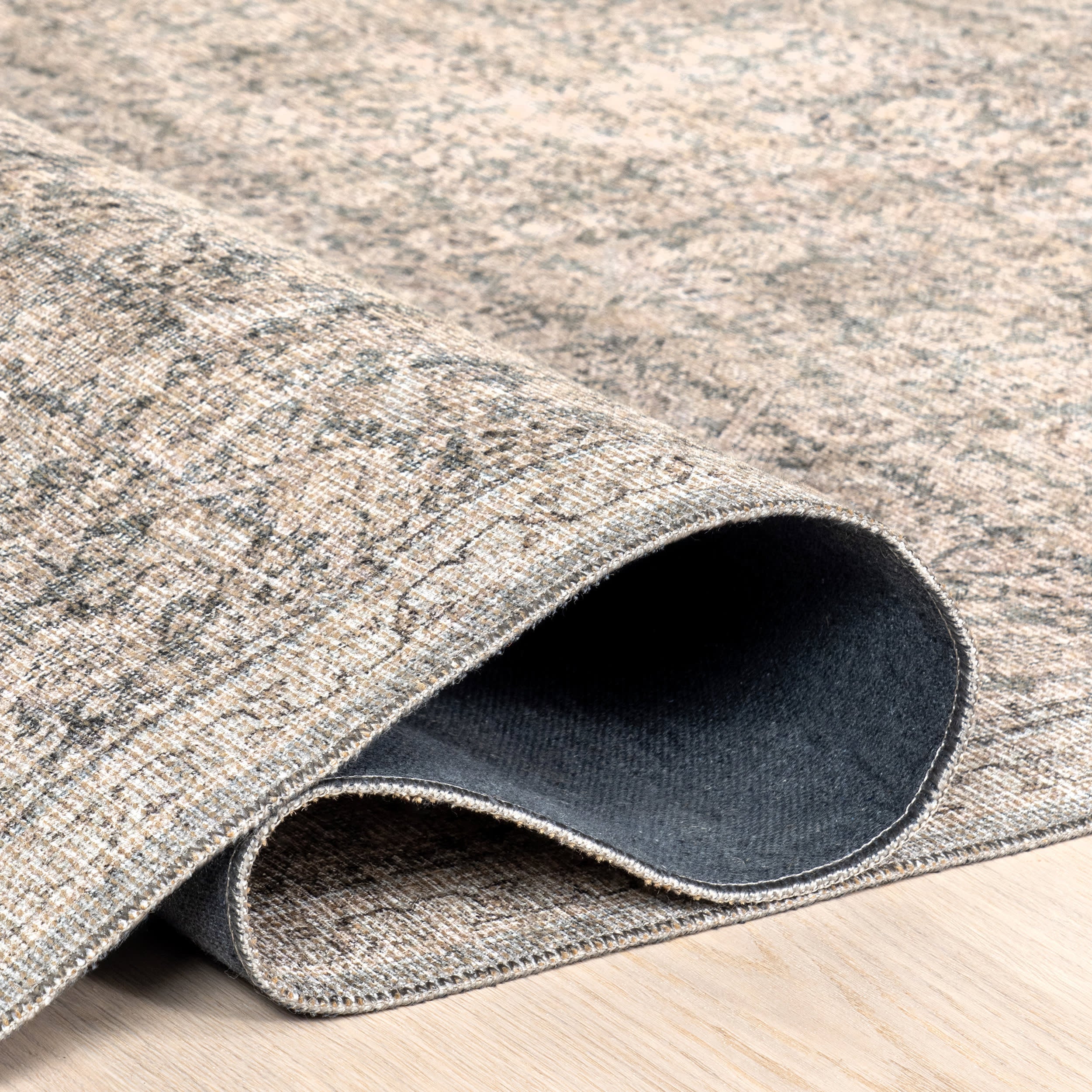 Morristown Antiqued Jute-Blend Rug | Grey - Image 11
