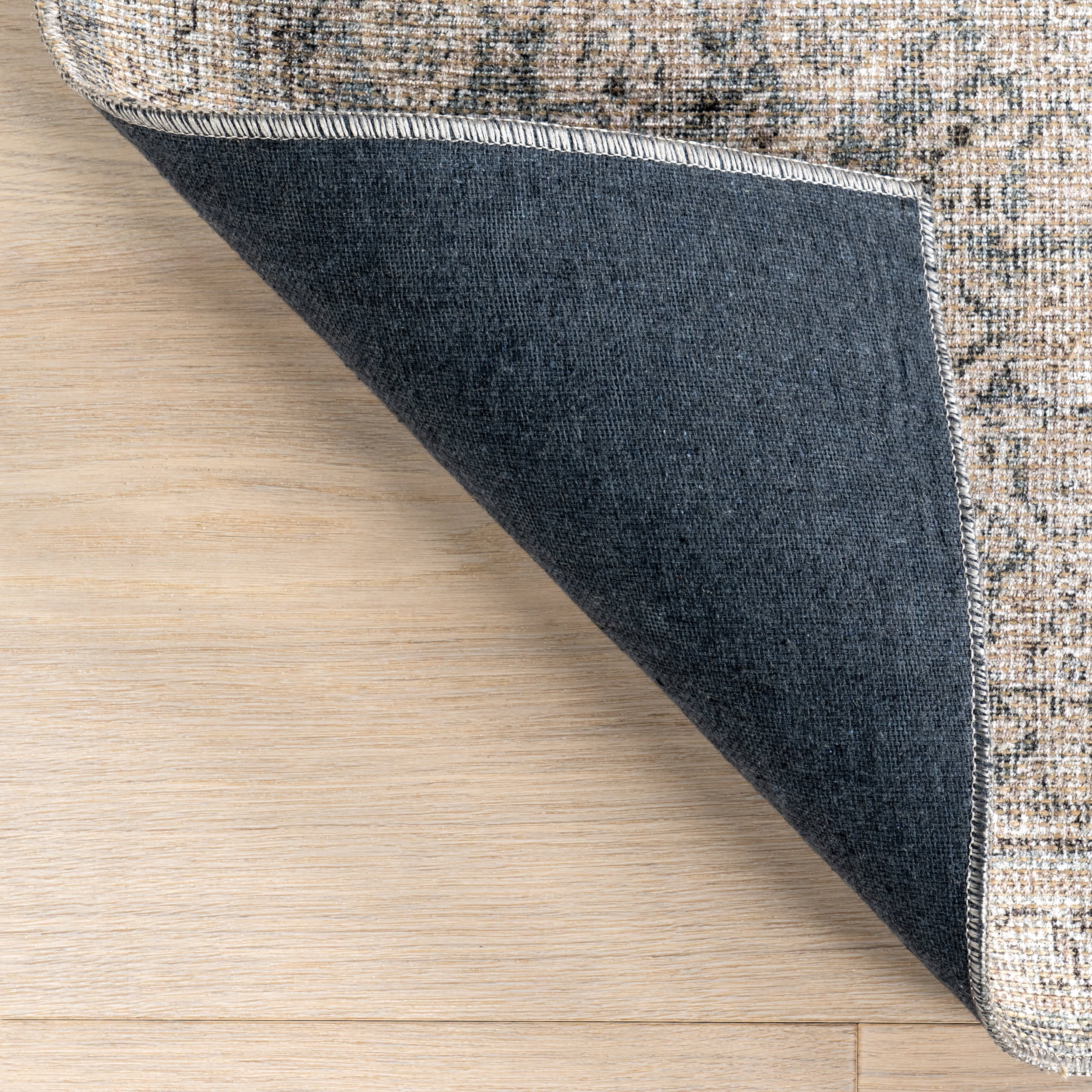 Morristown Antiqued Jute-Blend Rug | Grey - Image 8
