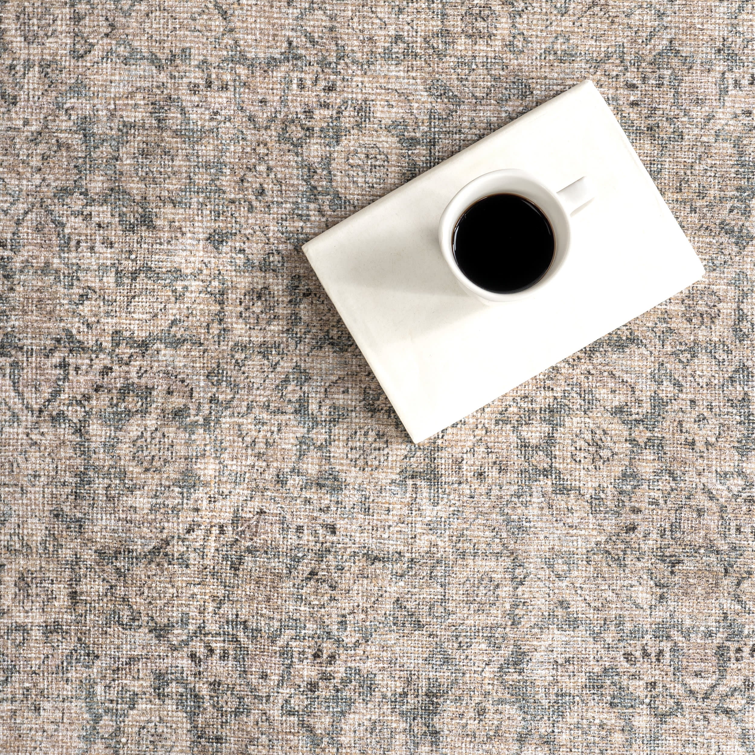 Morristown Antiqued Jute-Blend Rug | Grey - Image 9