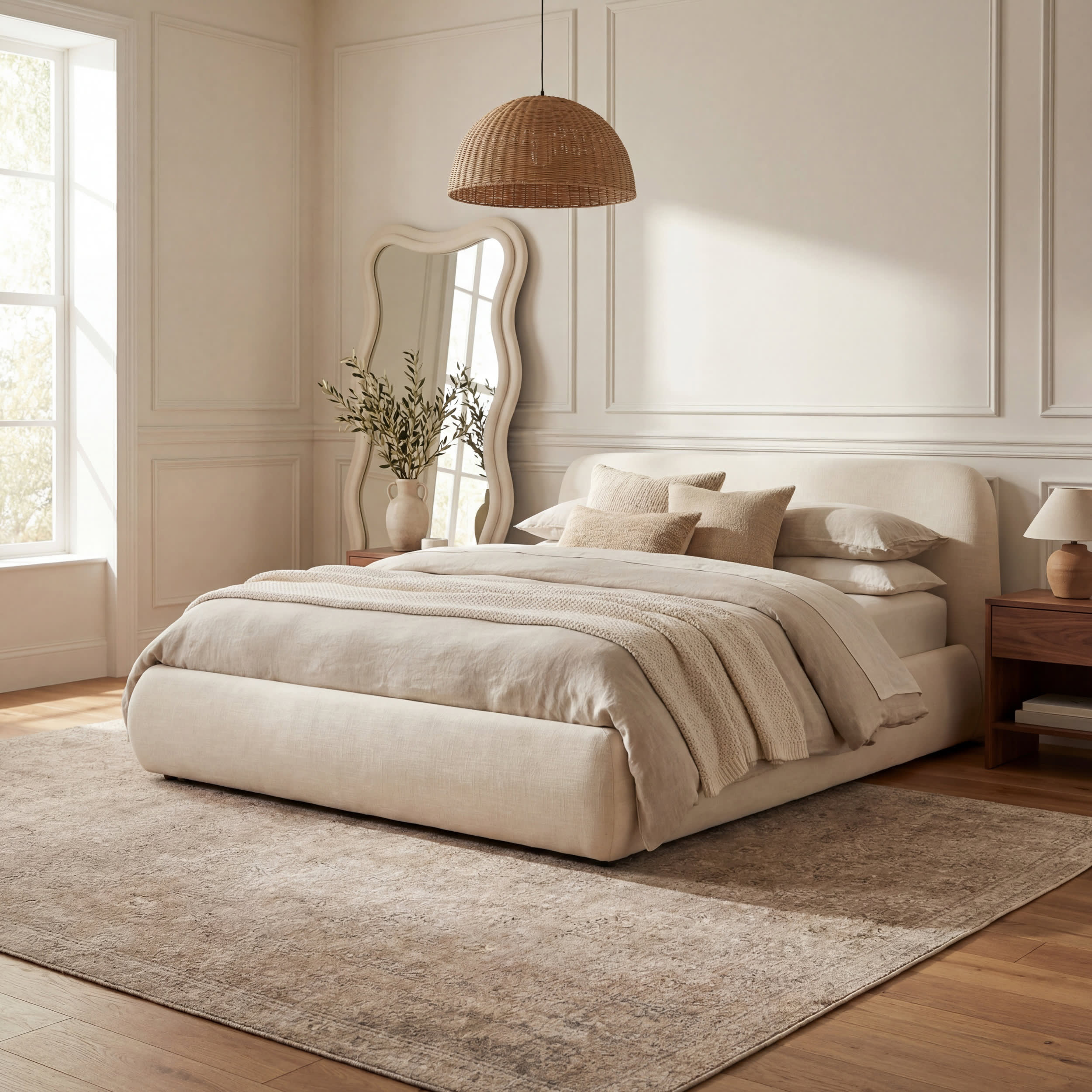 Morristown Antiqued Jute-Blend Rug | Tan - Image 10