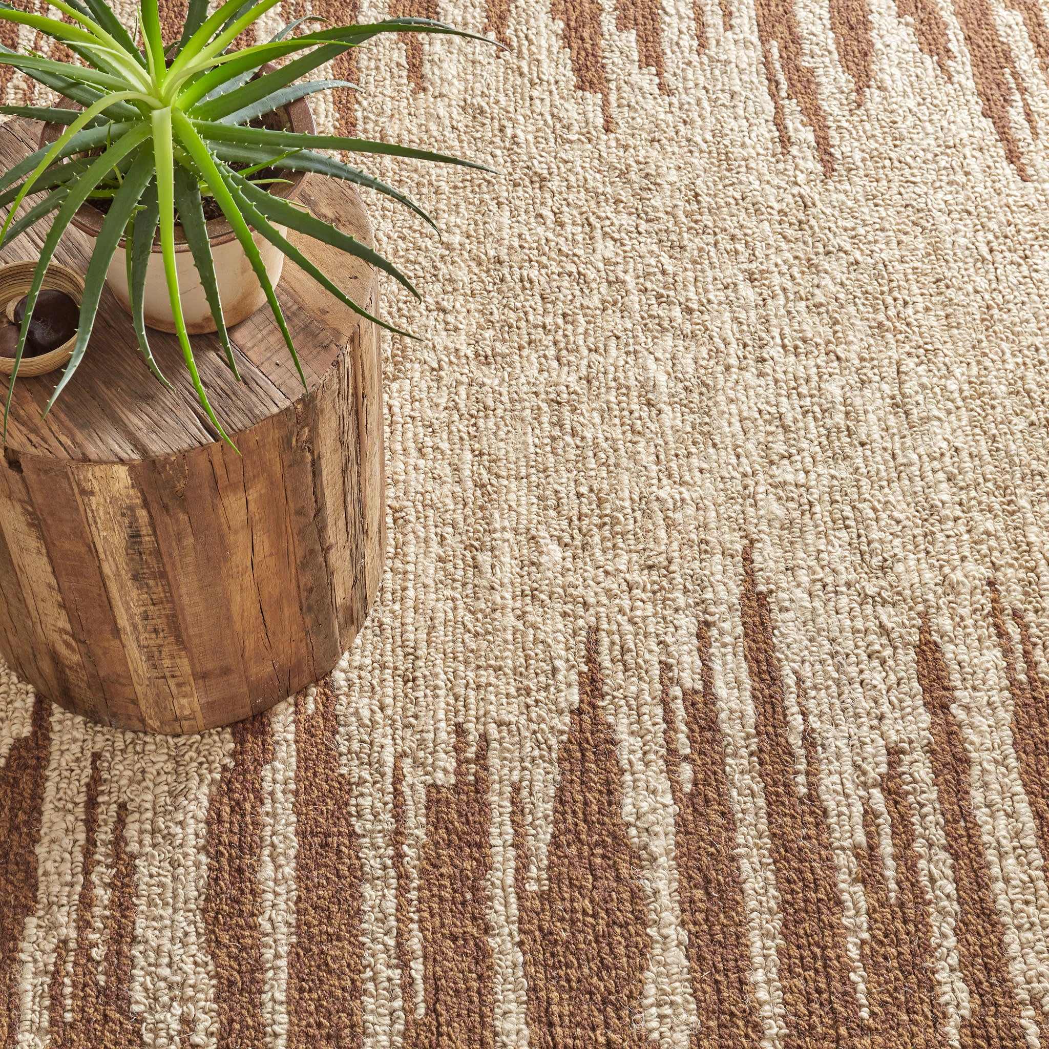 Moss Handwoven Jute Rug | Russet - Image 3