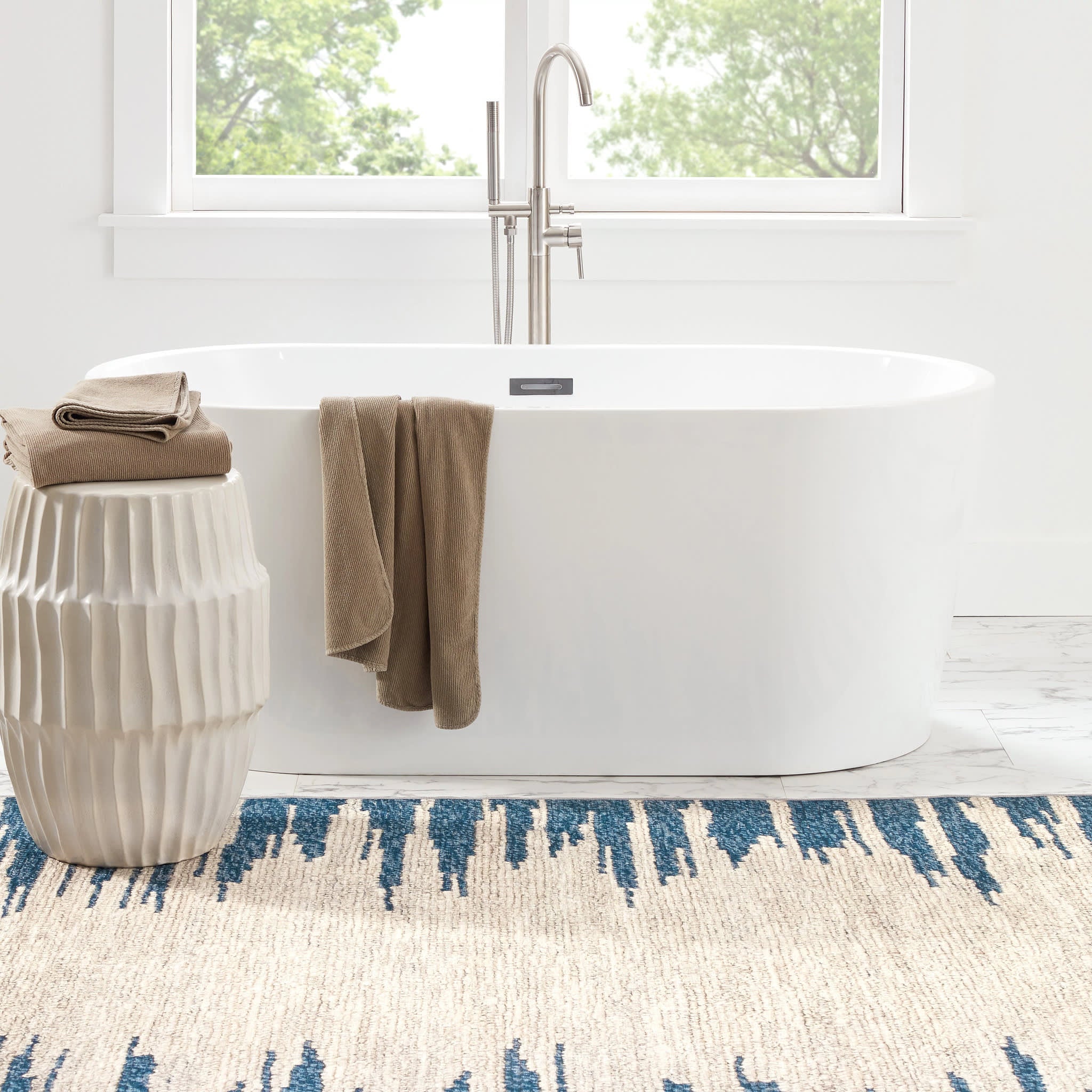 Moss Machine Washable Rug | Moonlight - Image 2