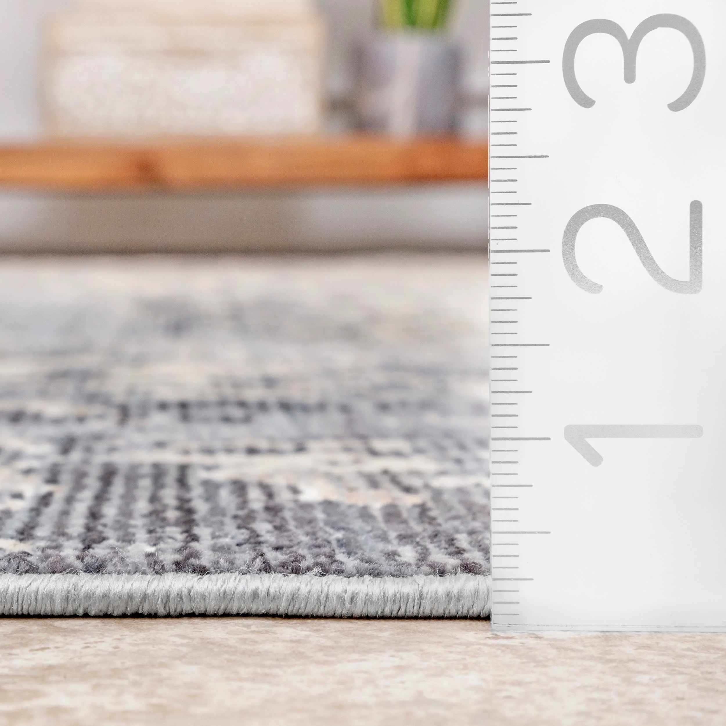 Muddled Abstract Rug | Silver - Image 5
