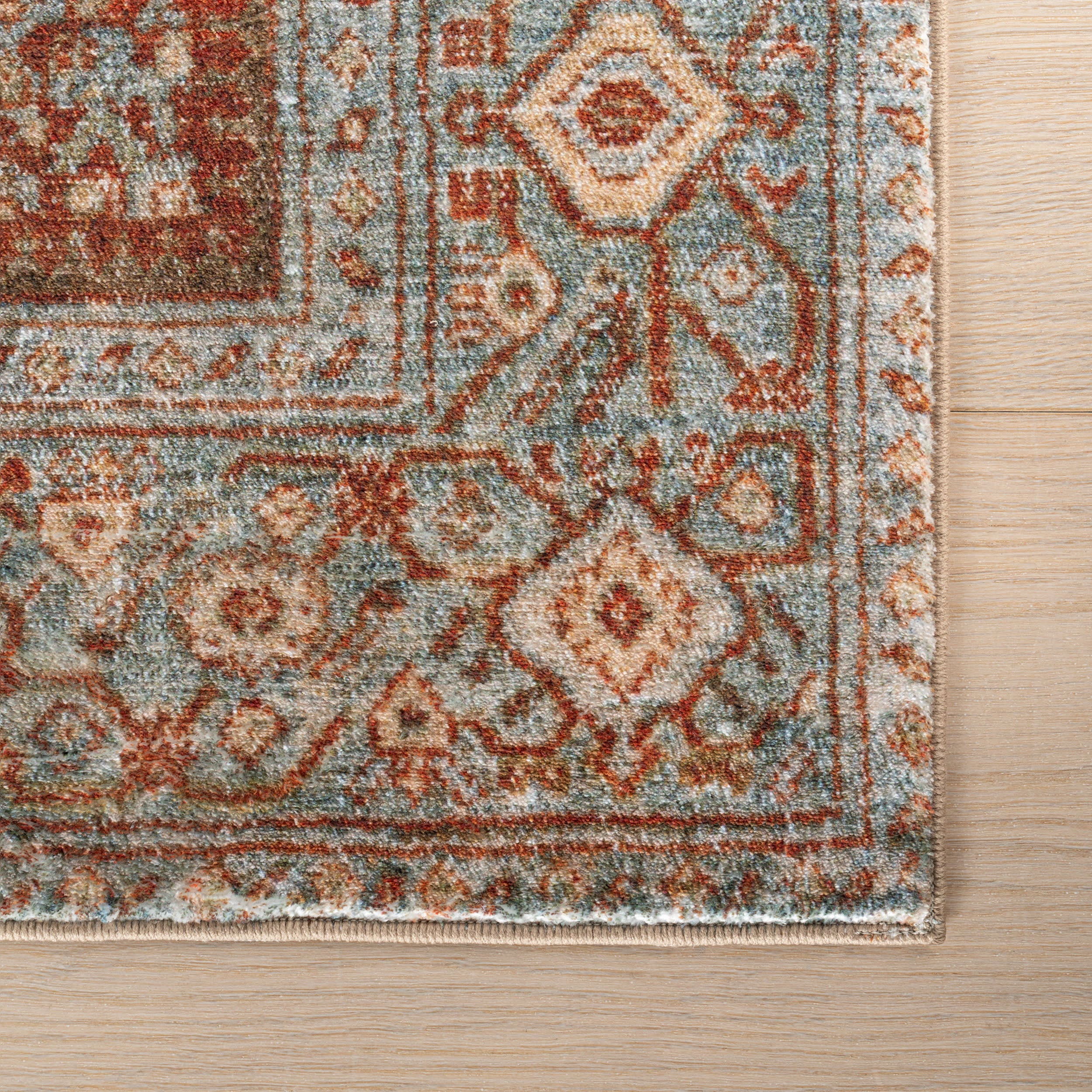 Muril Medallion Washable Rug | Multicolor - Image 4
