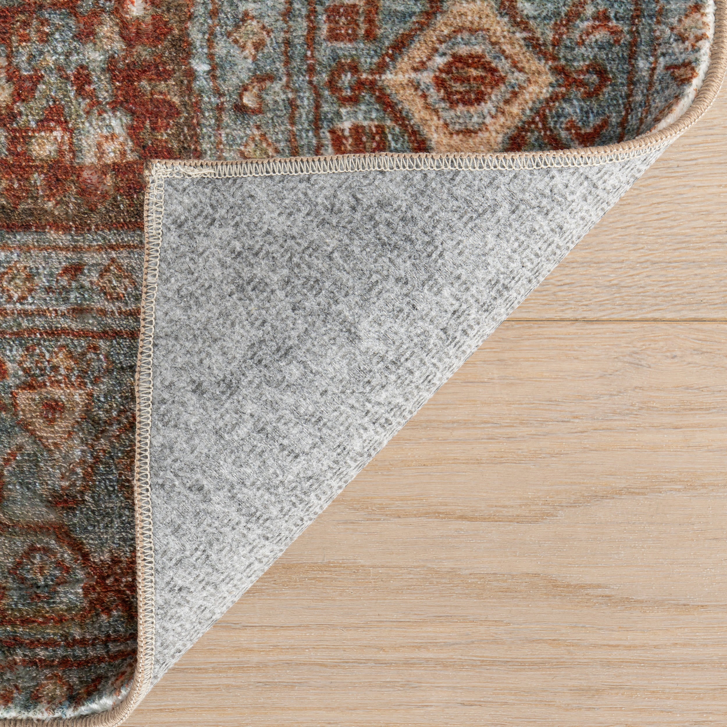 Muril Medallion Washable Rug | Multicolor - Image 8