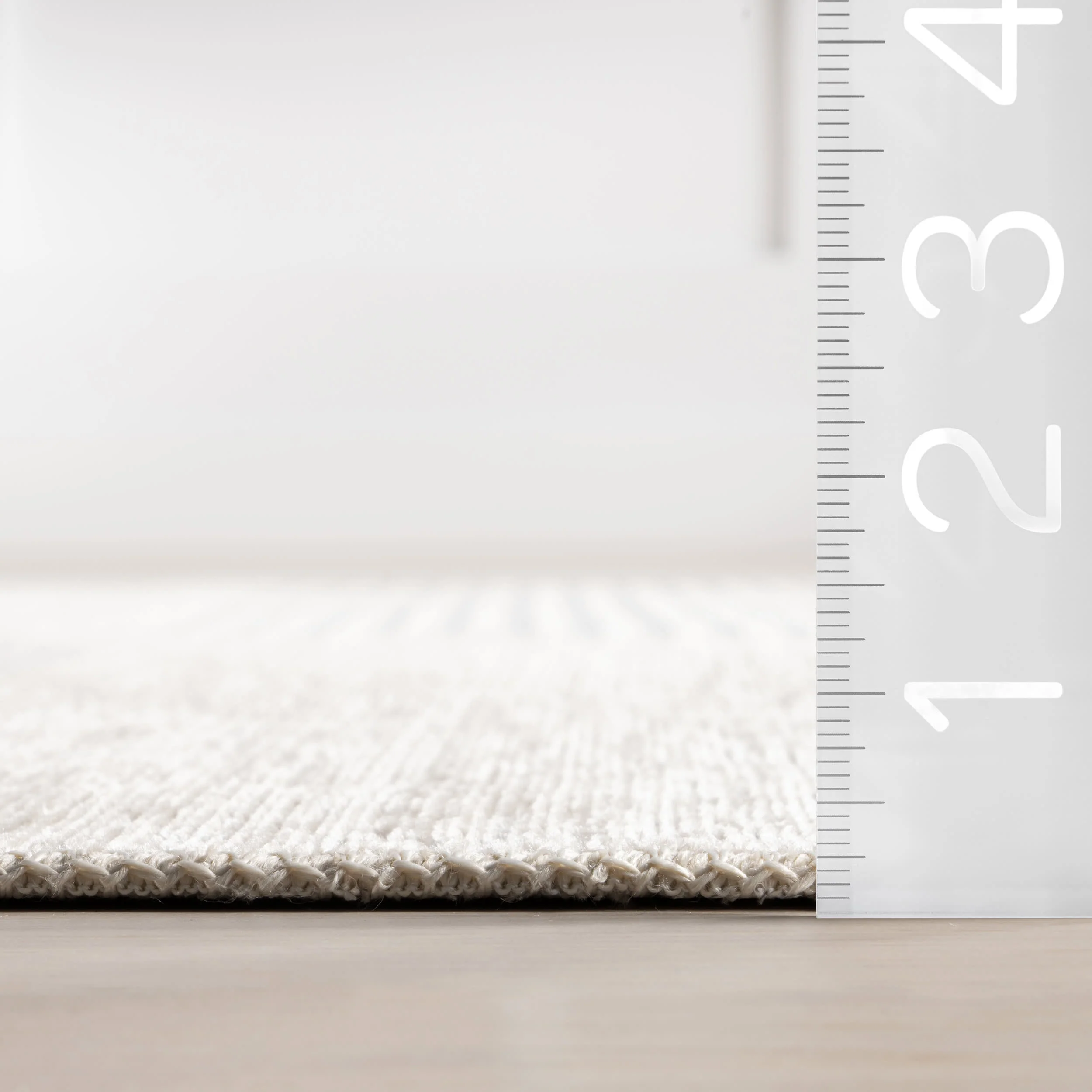 Murphy Large Checkerboard Reversible Washable Rug | Taupe - Image 7