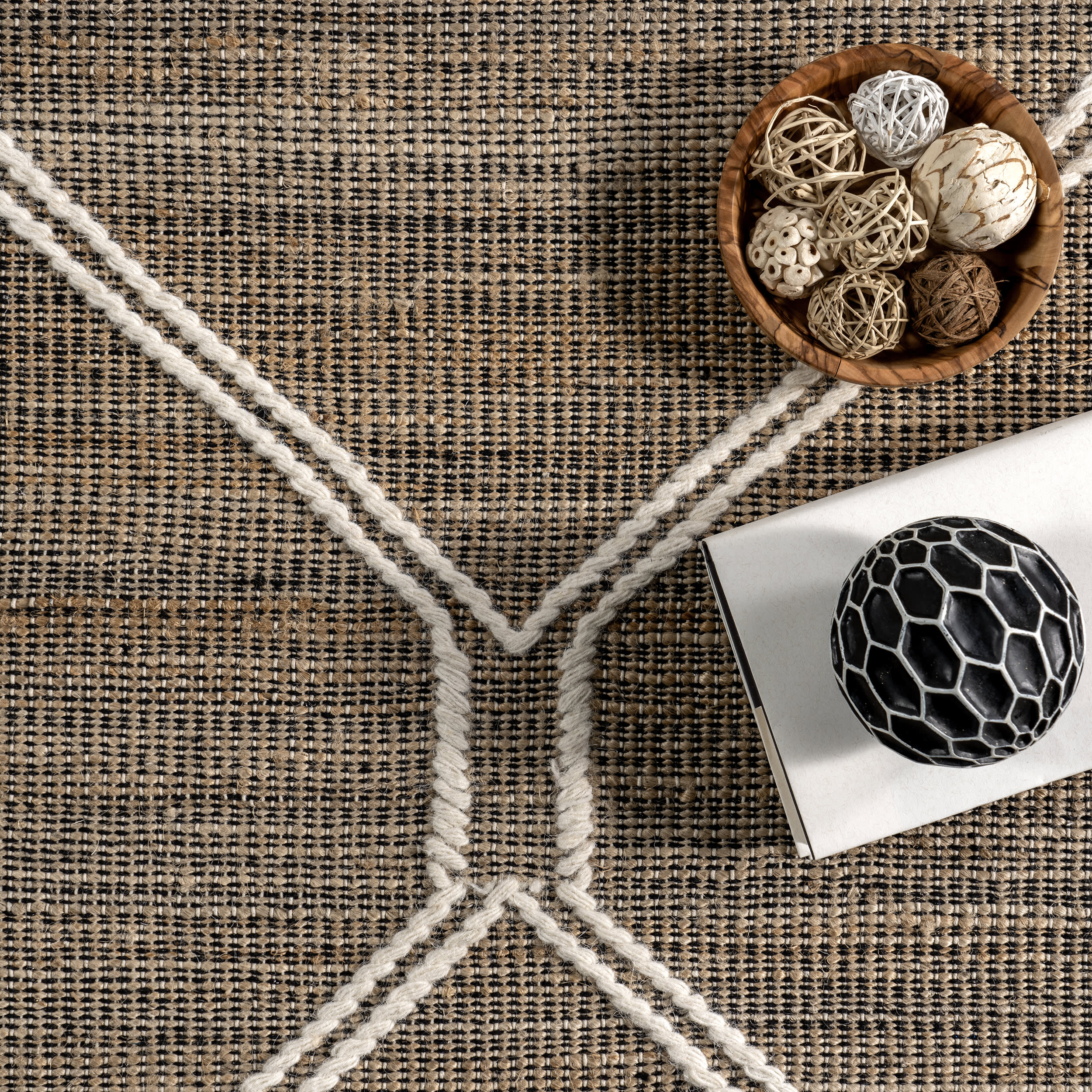 Mustang Handwoven Jute Rug | Natural - Image 6