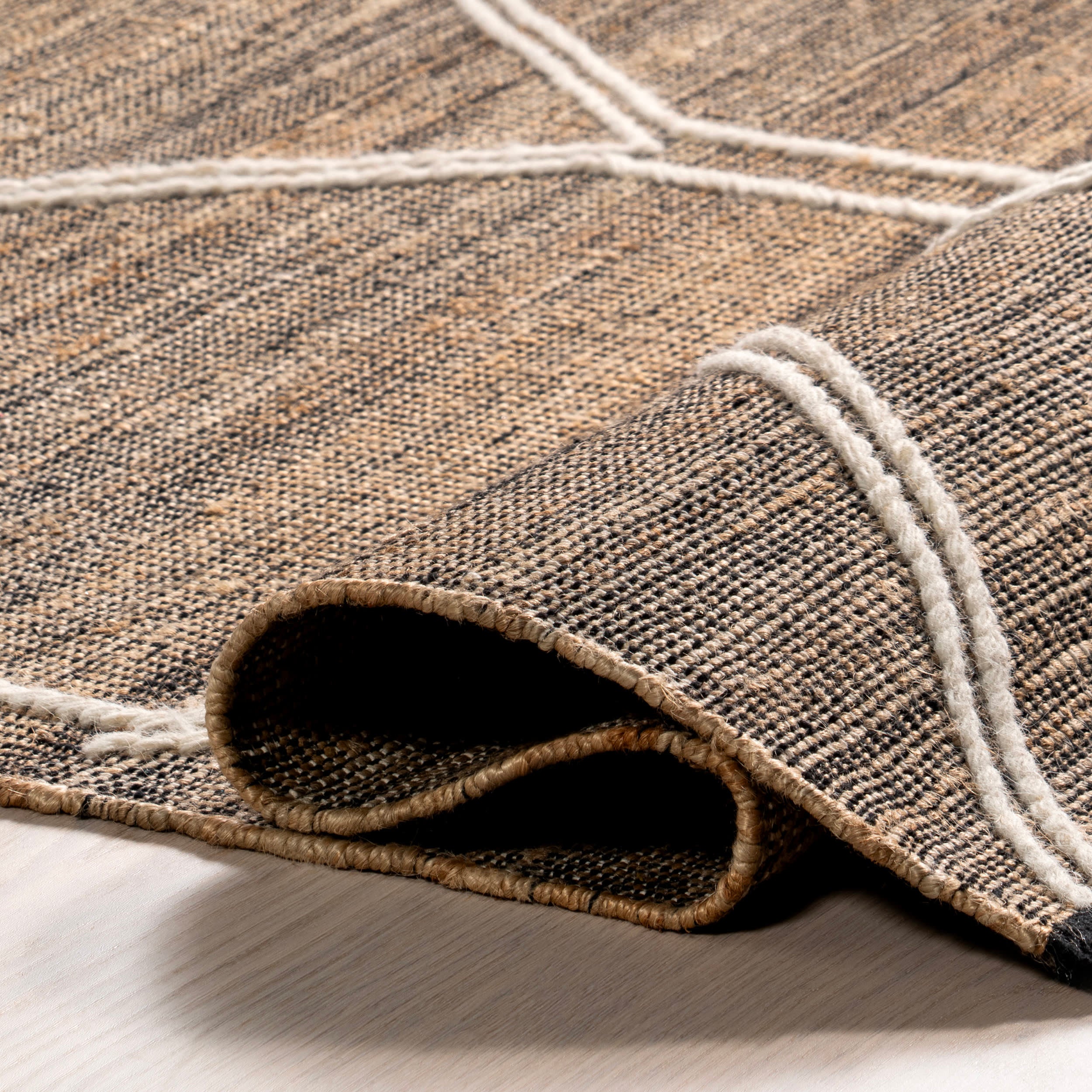 Mustang Handwoven Jute Rug | Natural - Image 8
