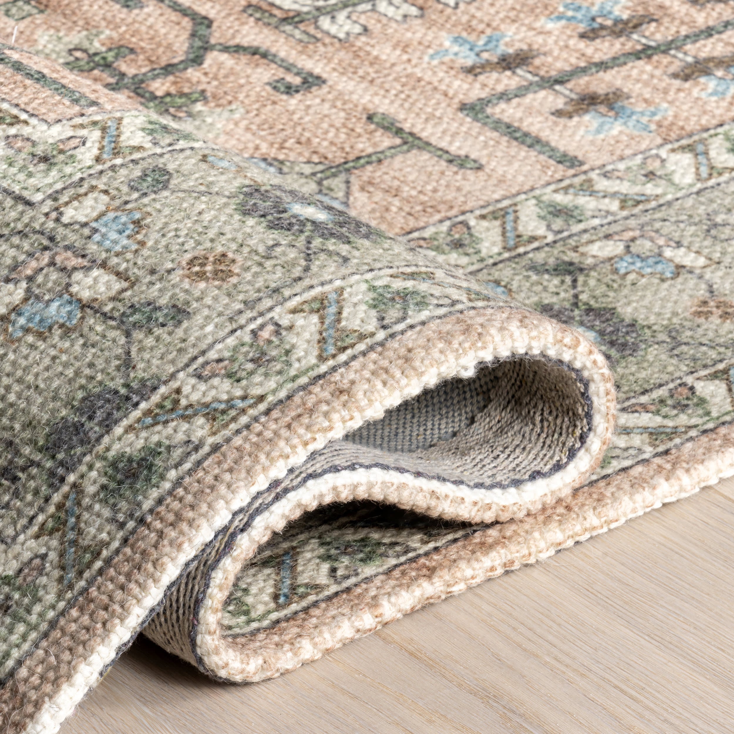 Mythic Wool and Cotton Rug | Peach - Image 11