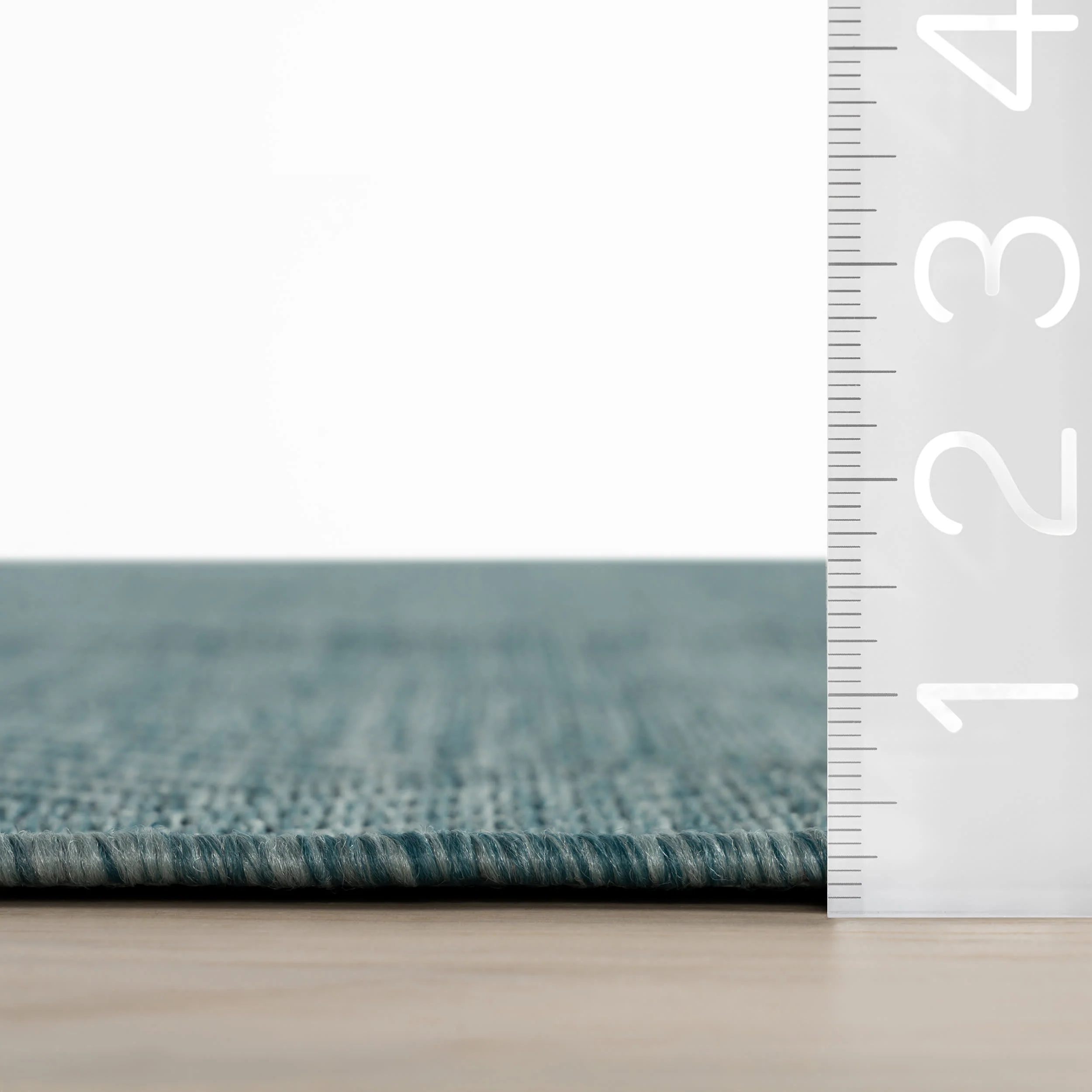 Nahla Modern Diamond Indoor/Outdoor Rug | Aqua - Image 6