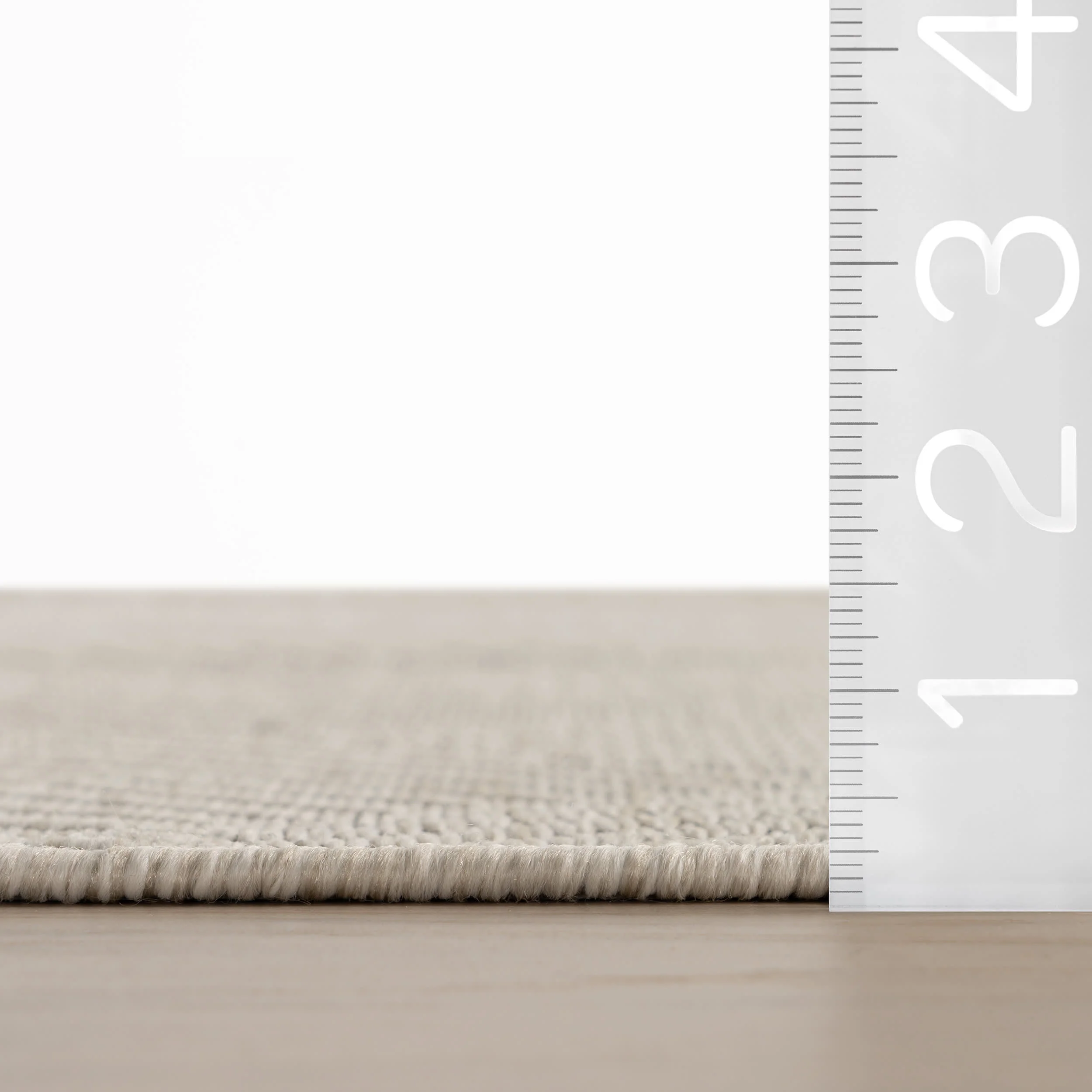Nahla Modern Diamond Indoor/Outdoor Rug | Grey - Image 5