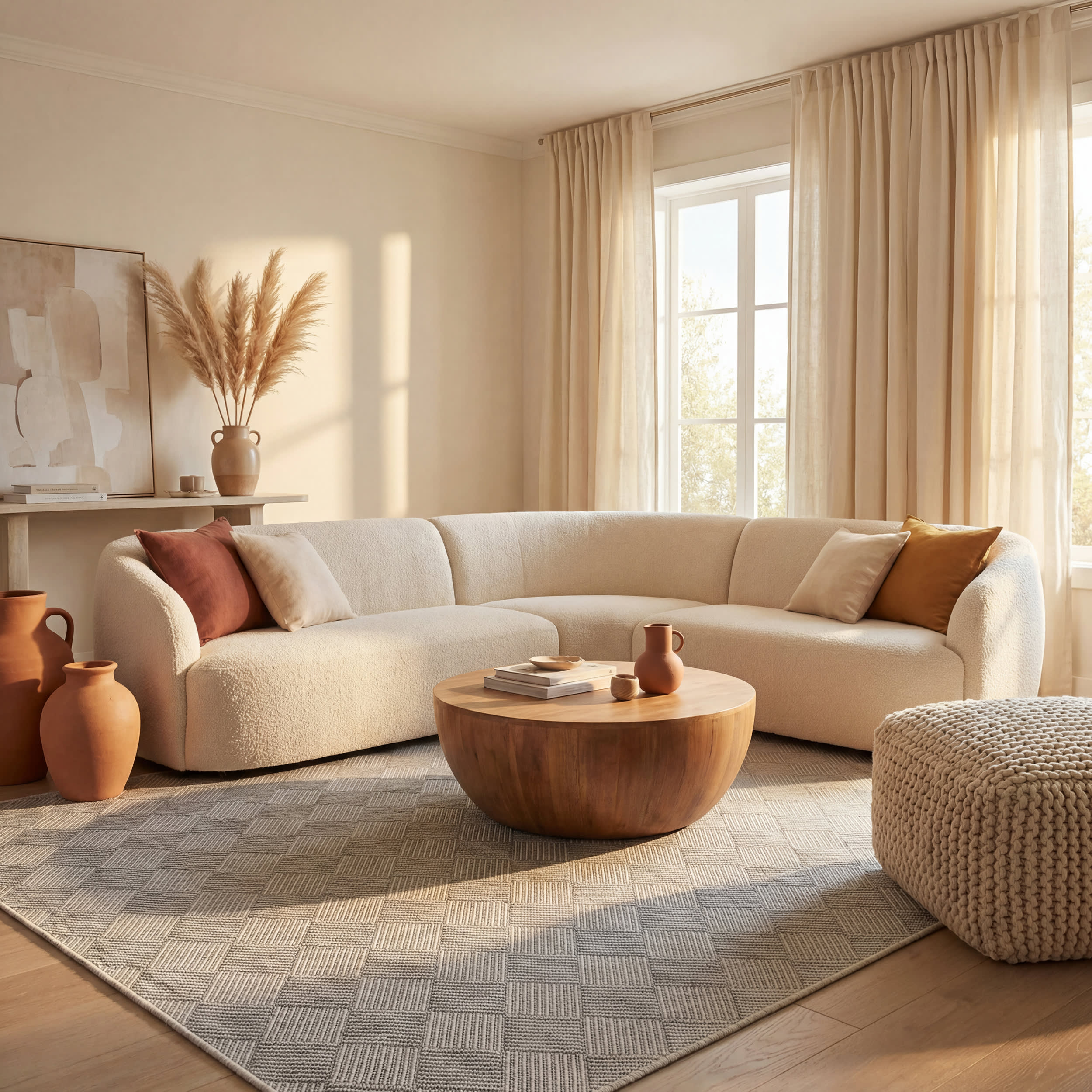 Nahla Modern Diamond Indoor/Outdoor Rug | Grey - Image 8
