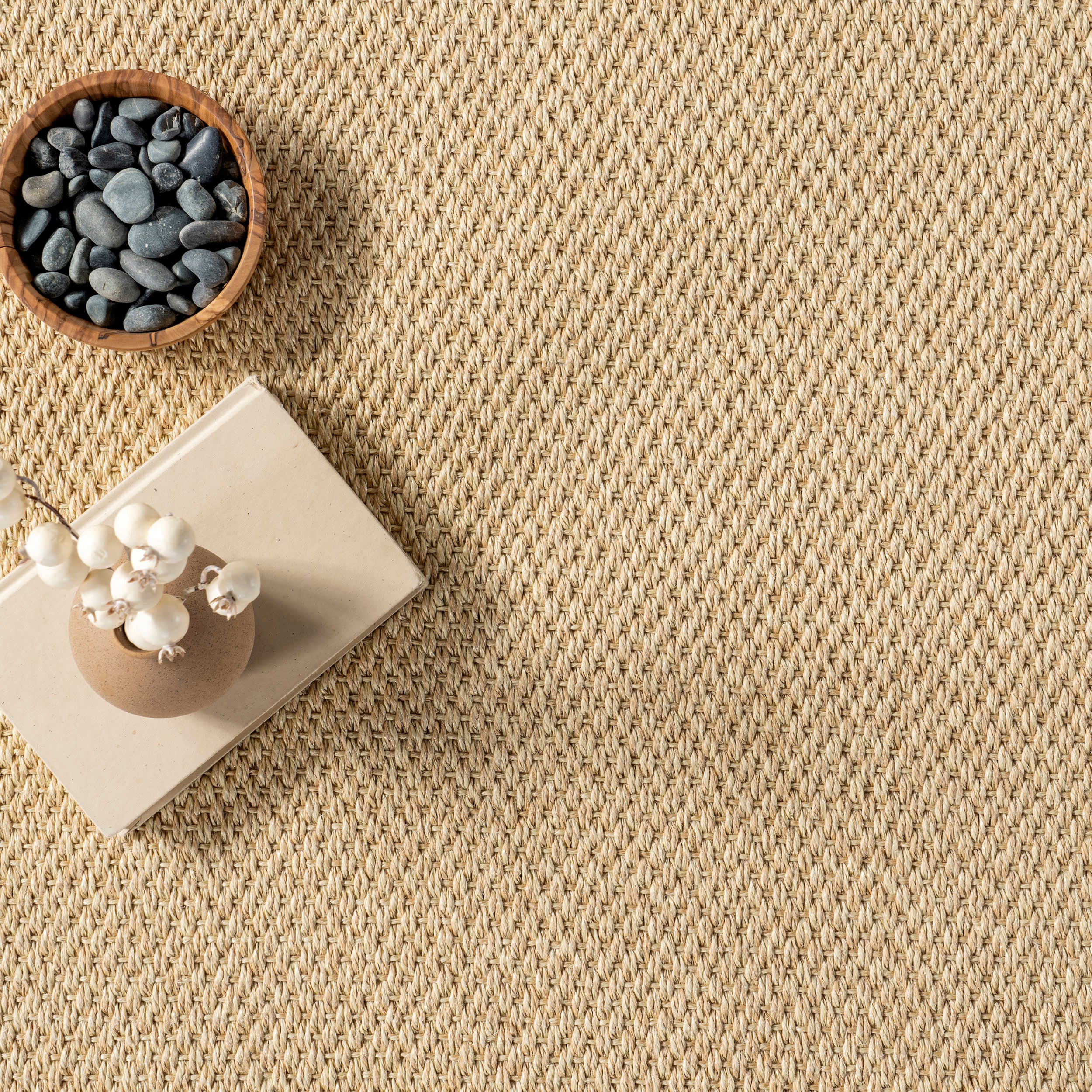 Naida Faux Seagrass Indoor/Outdoor Rug | Black - Image 7