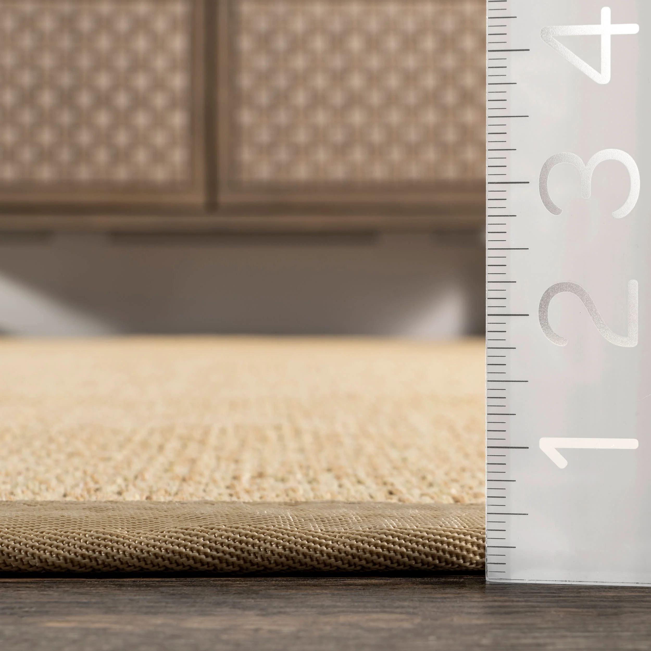 Naida Faux Seagrass Indoor/Outdoor Rug | Tan - Image 5