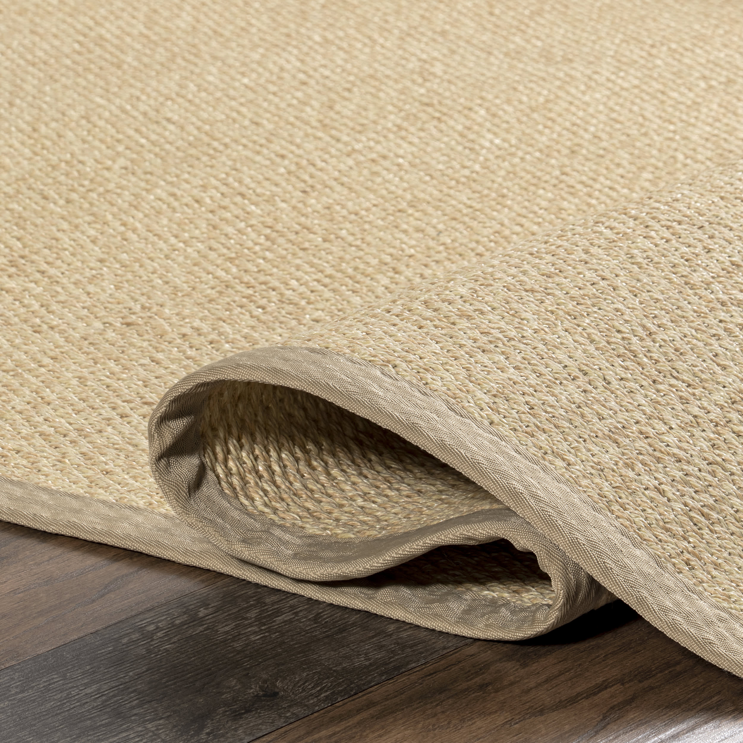 Naida Faux Seagrass Indoor/Outdoor Rug | Tan - Image 8
