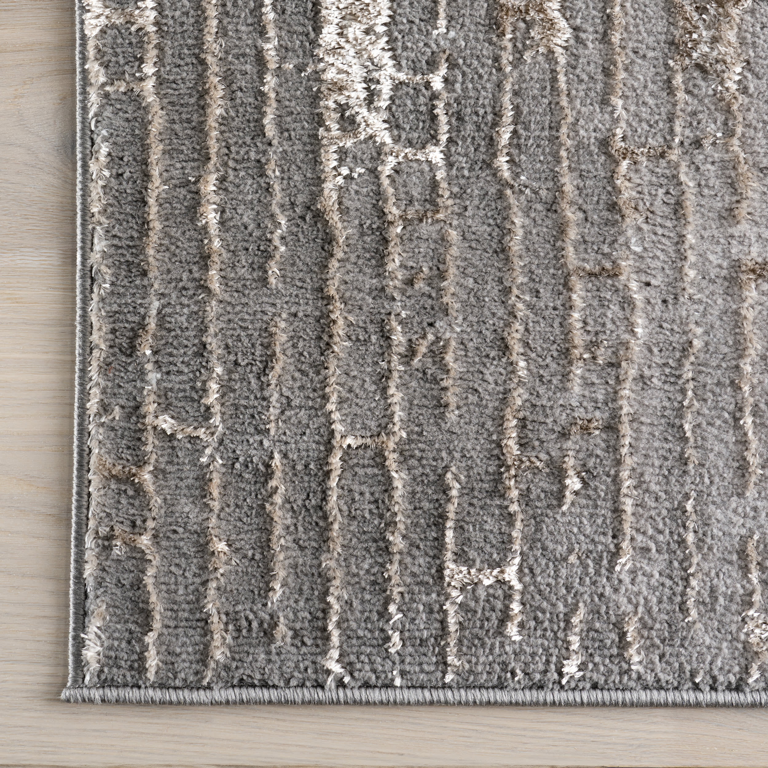 Naira Abstract Rug | Grey - Image 4