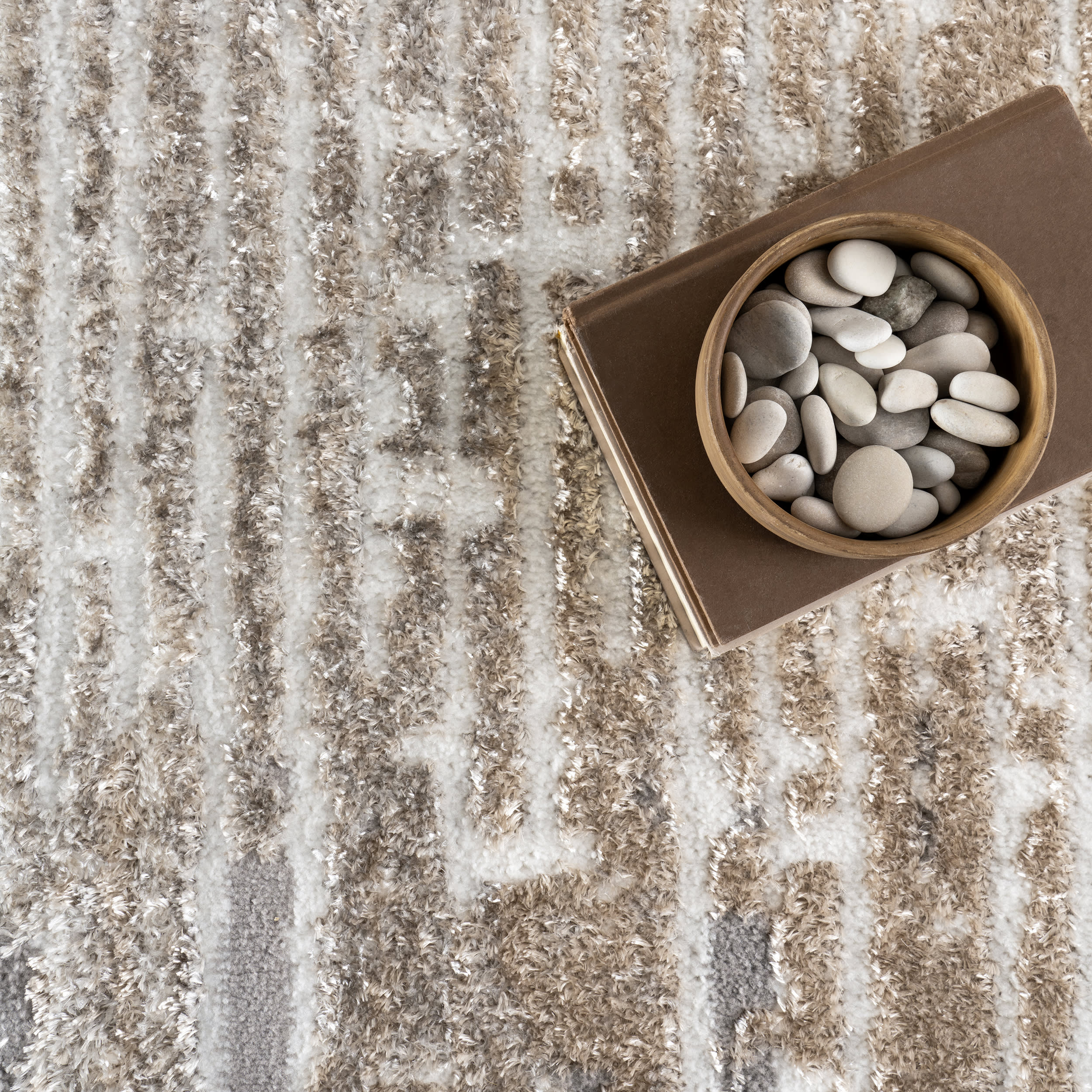 Naira Abstract Rug | Grey - Image 8