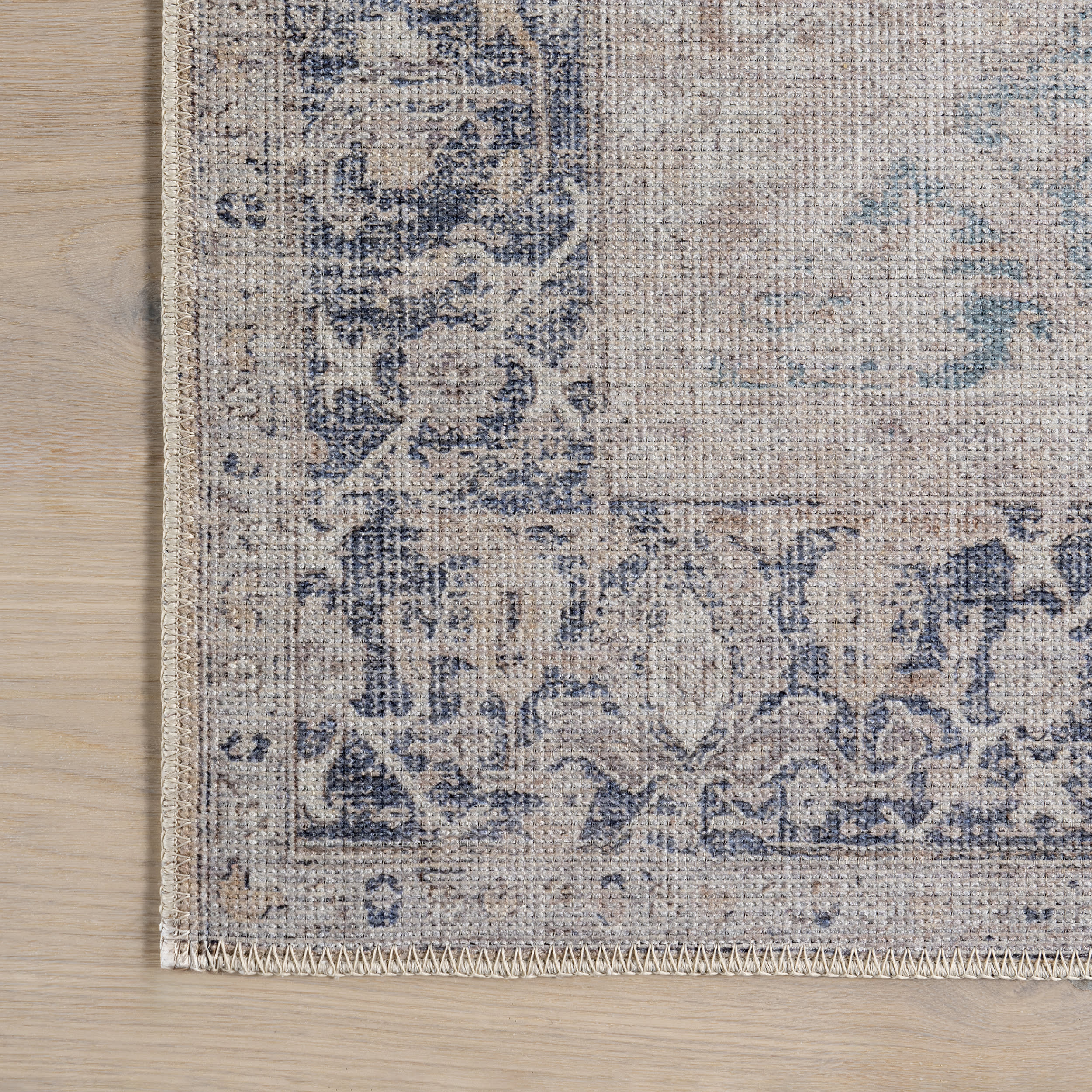 Nanisca Medallion Washable Rug | Beige - Image 4