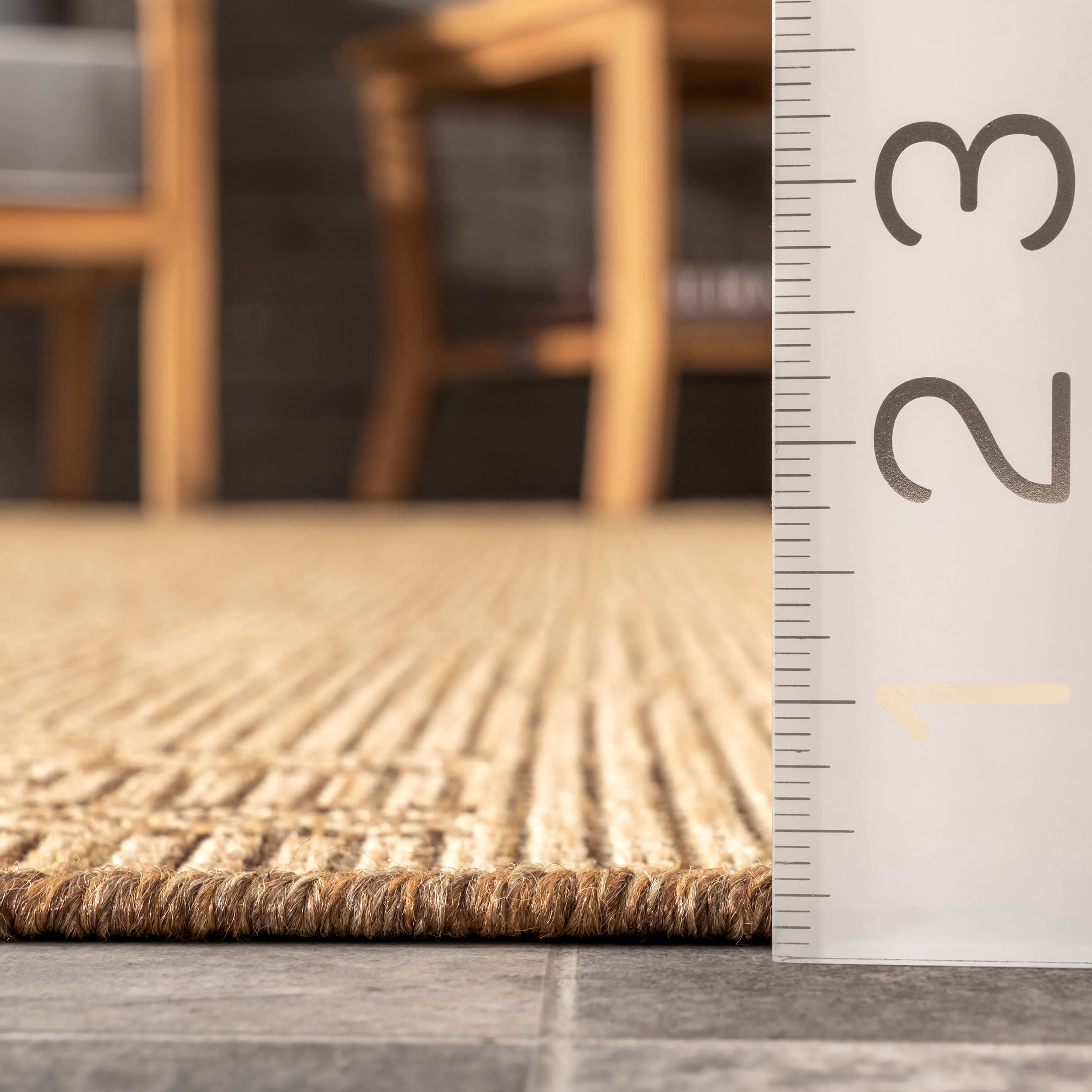 Native Tokens Indoor/Outdoor Rug | Beige - Image 5