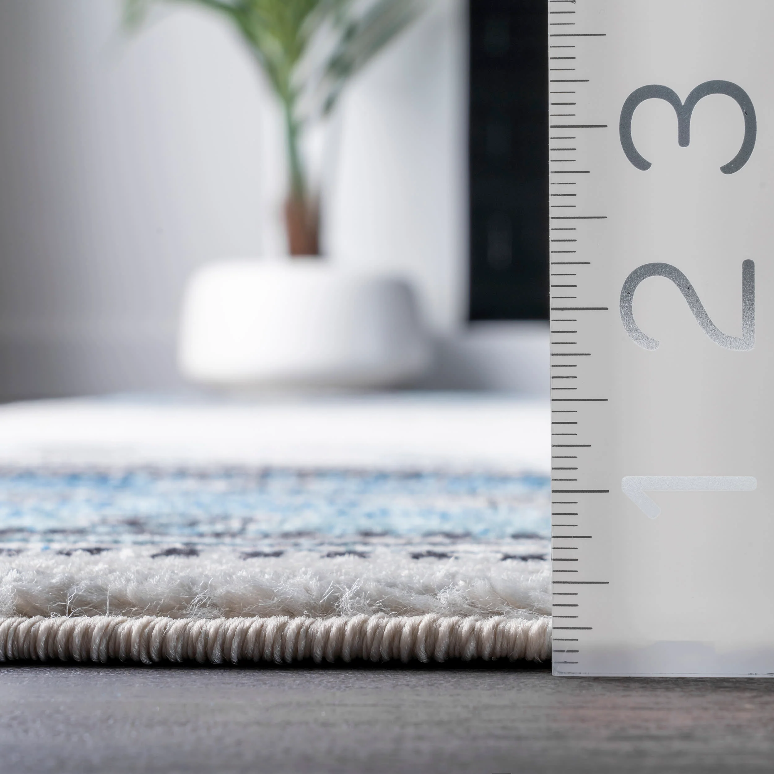 Navajo Border Rug | Aqua - Image 5