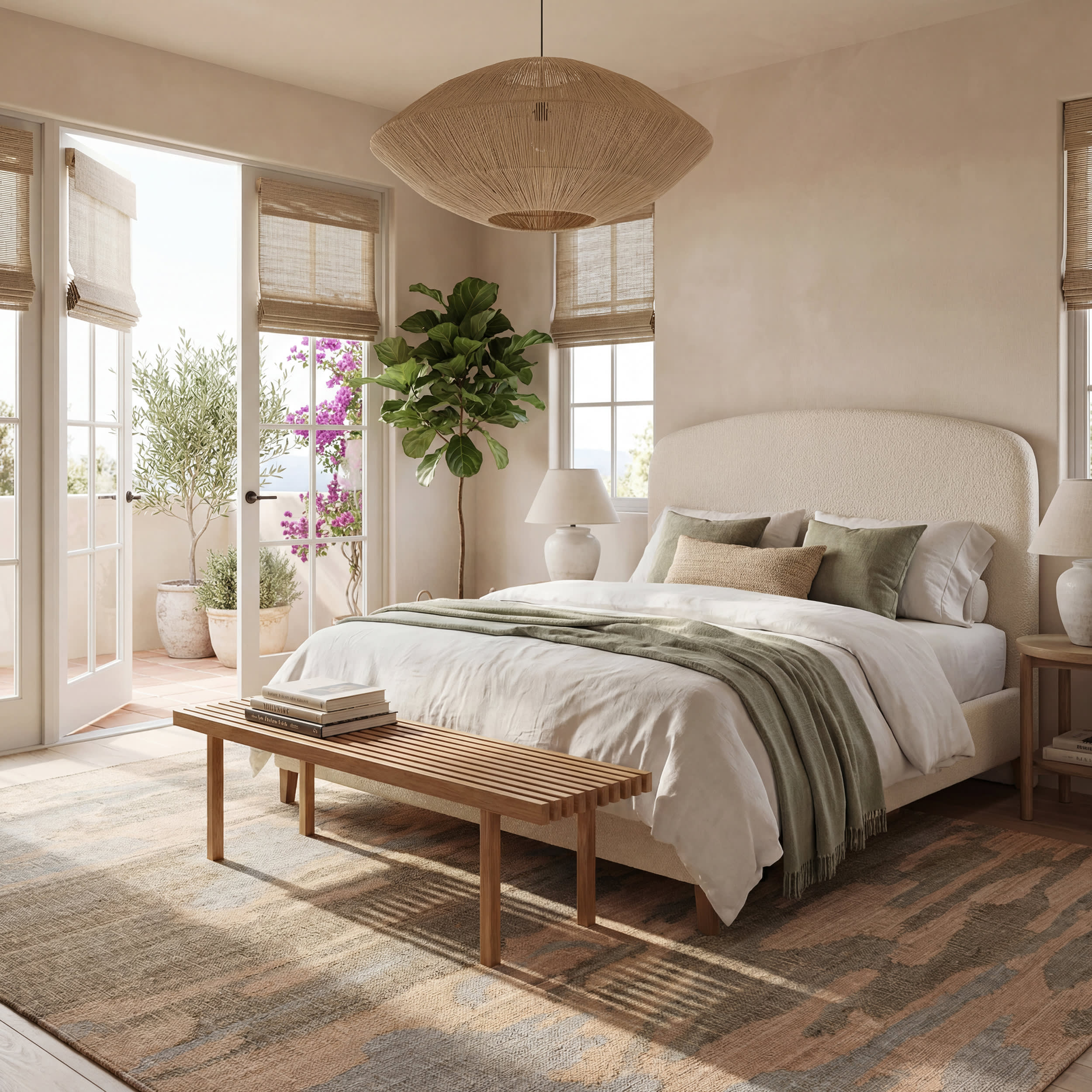 Navi Textured Abstract Indoor Rug | Natural - Image 3