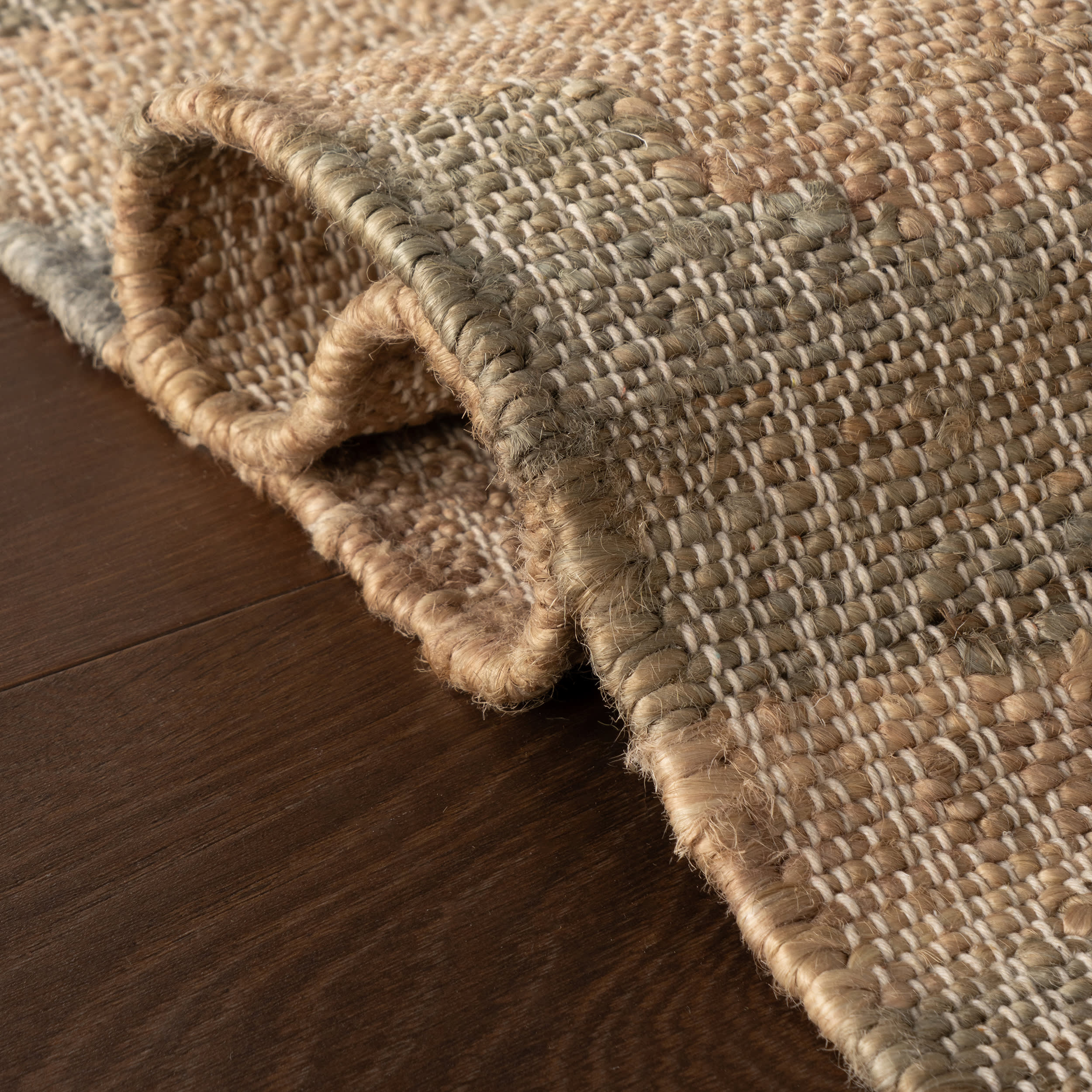 Navi Textured Abstract Indoor Rug | Natural - Image 6