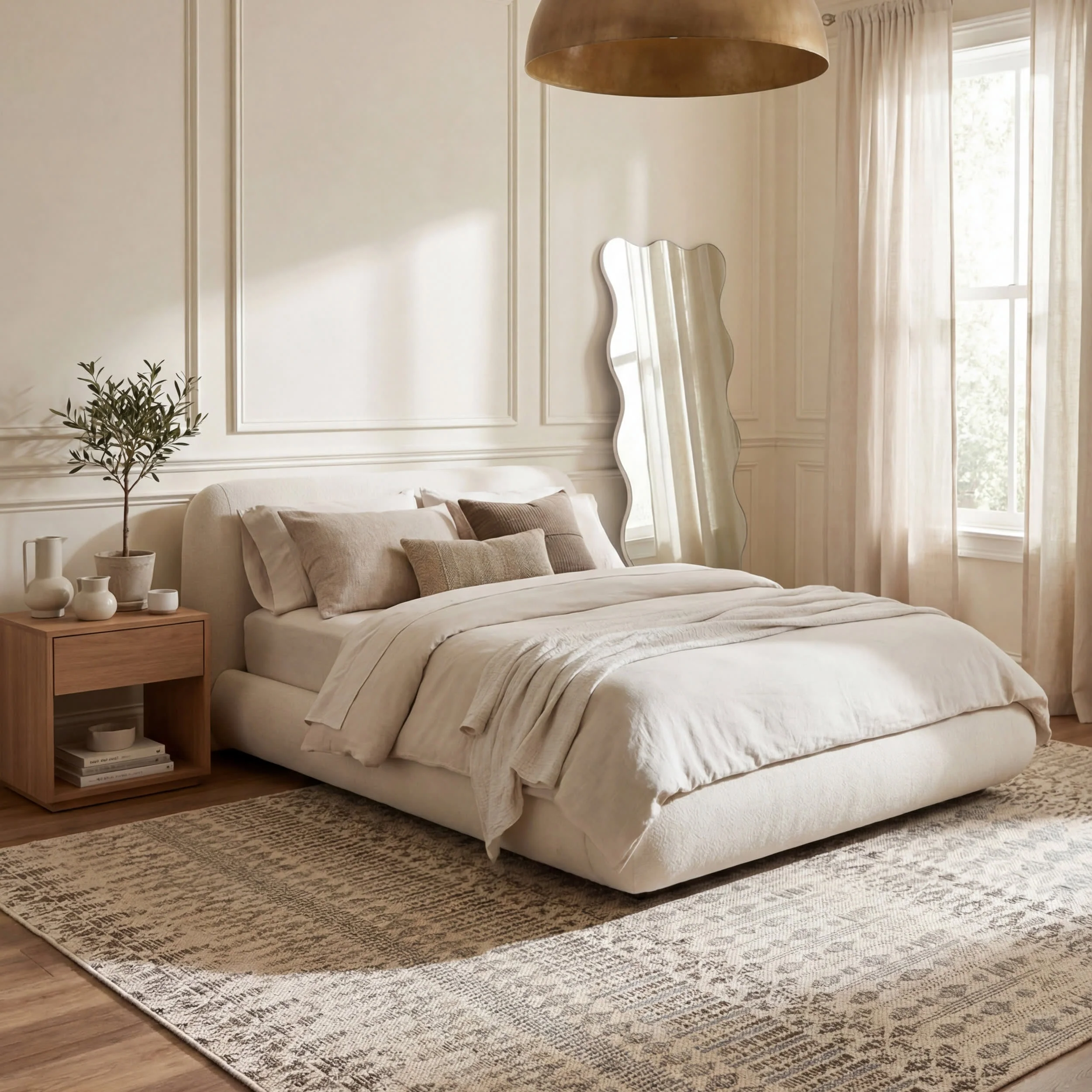 Nayeli Bohemian Floral Indoor/Outdoor Rug | Sand - Image 10