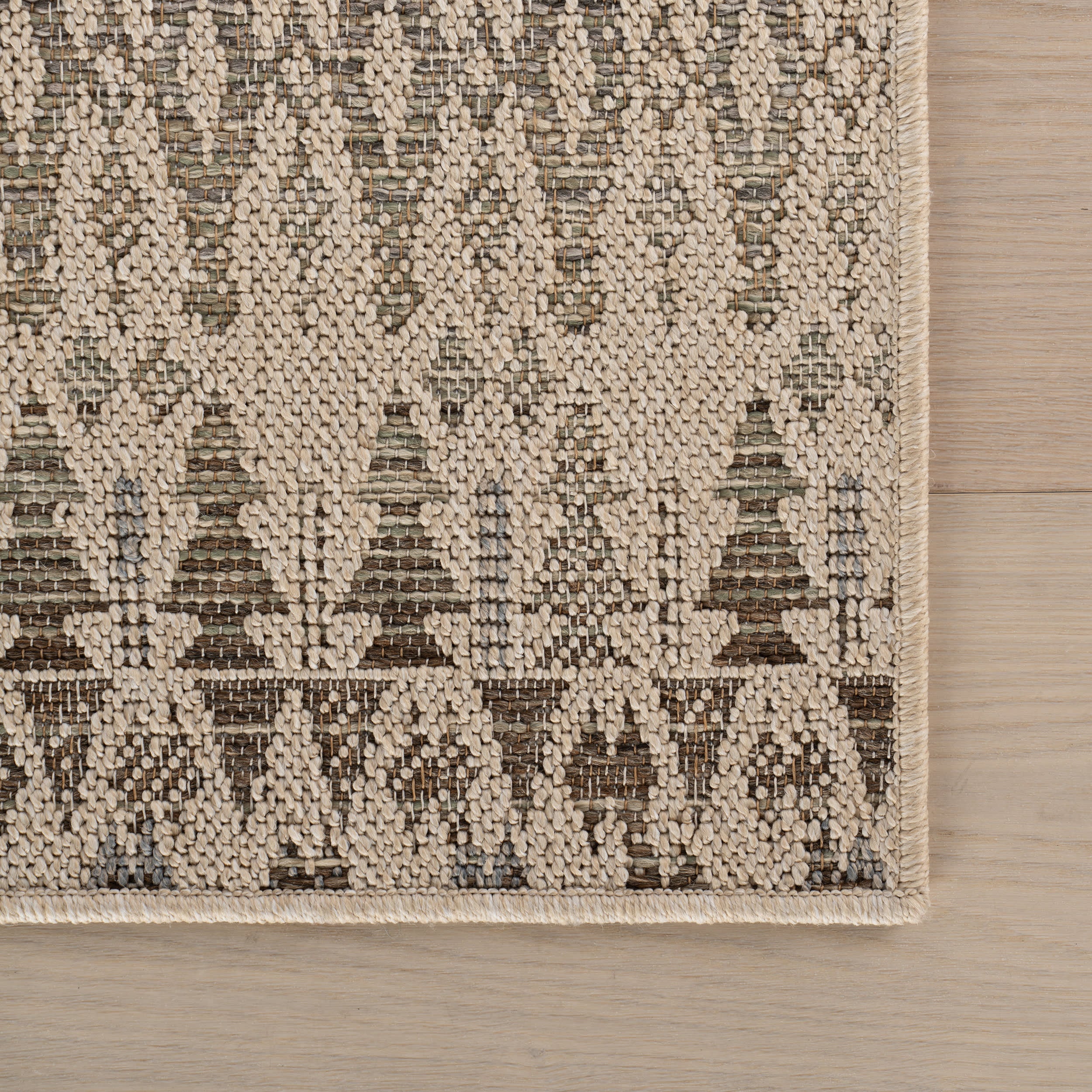 Nayeli Bohemian Floral Indoor/Outdoor Rug | Sand - Image 4