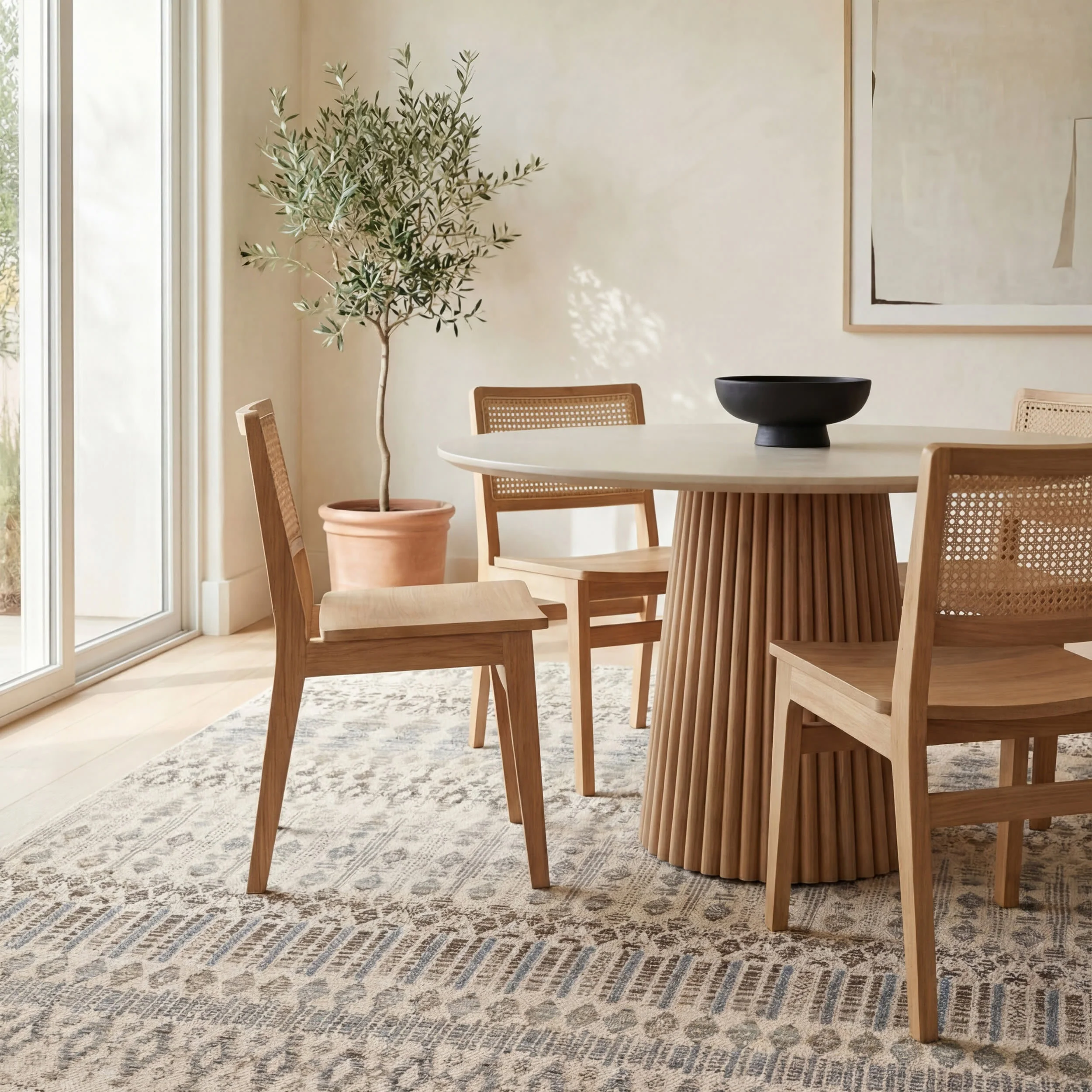Nayeli Bohemian Floral Indoor/Outdoor Rug | Sand - Image 7