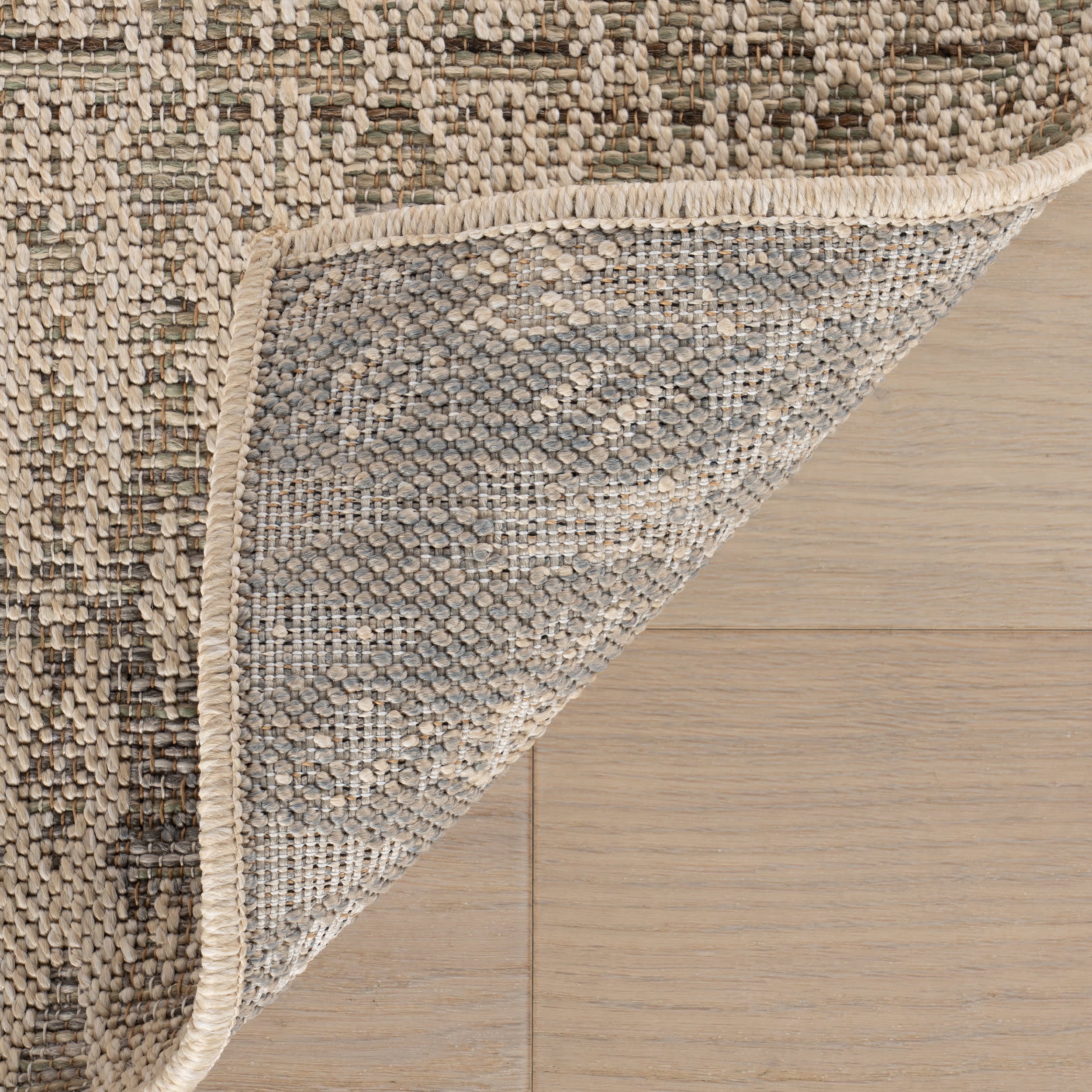 Nayeli Bohemian Floral Indoor/Outdoor Rug | Sand - Image 8