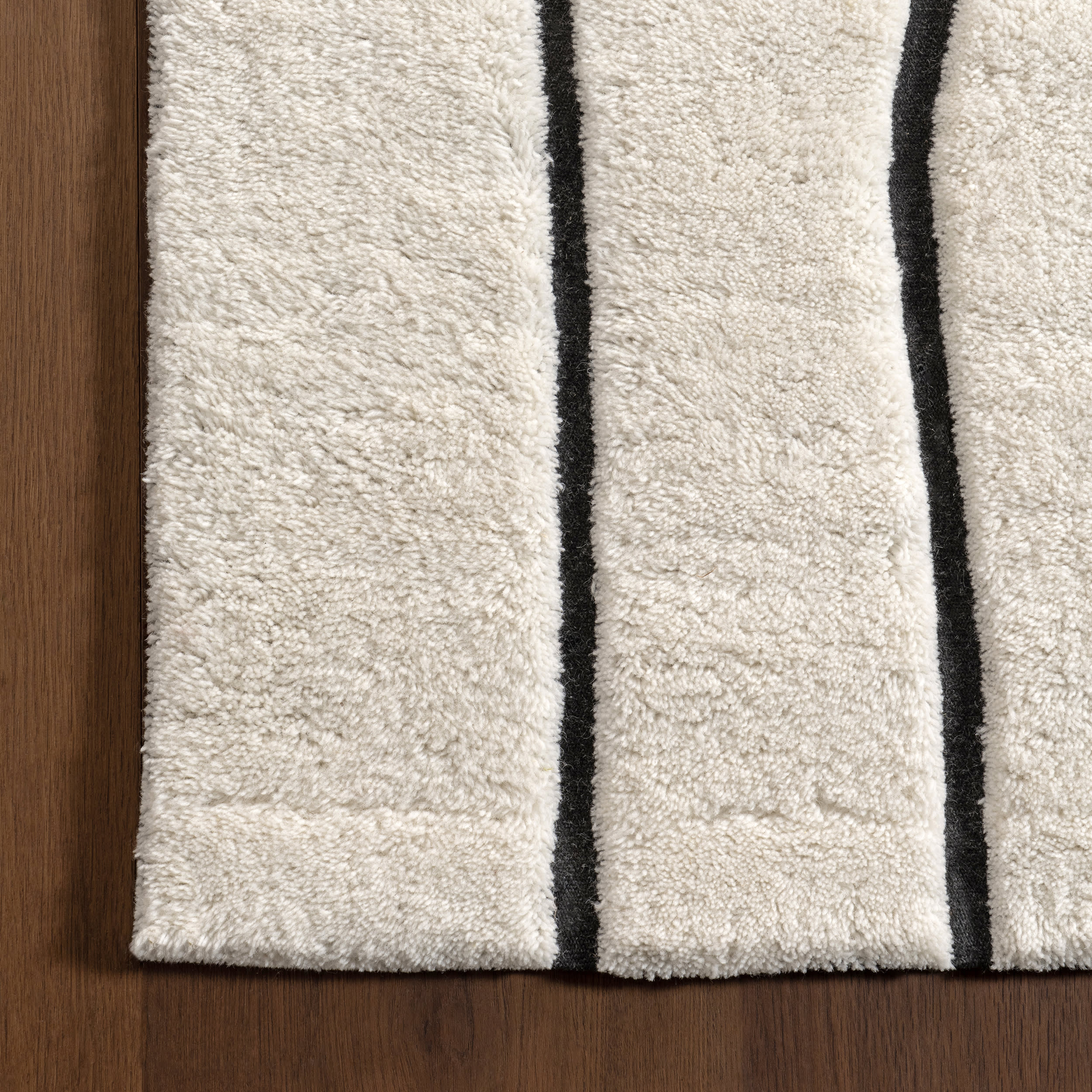Nazco Abstract New Zealand Wool Rug | Charcoal - Image 3