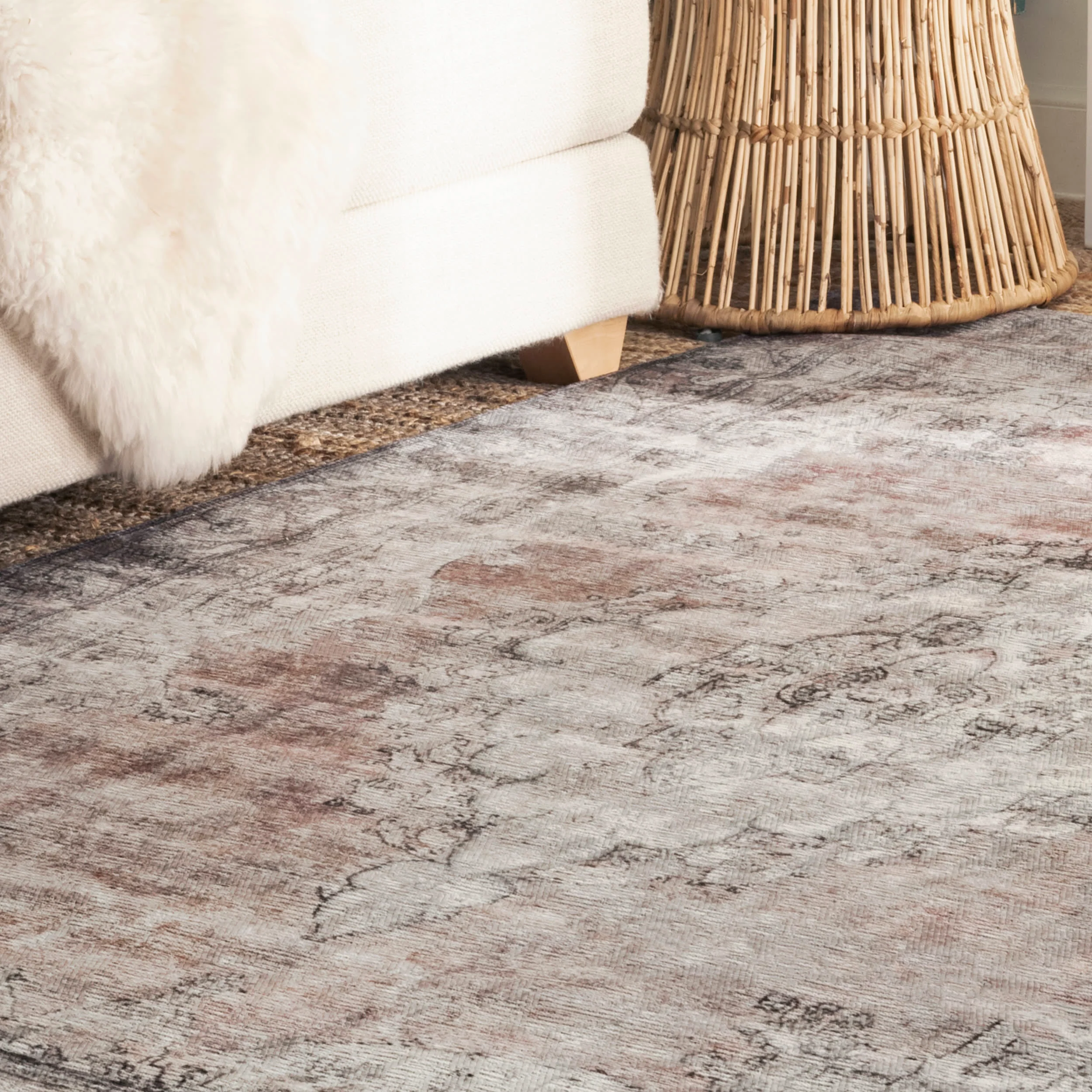 Nebular Medallion Flatweave Rug | Multicolor - Image 4