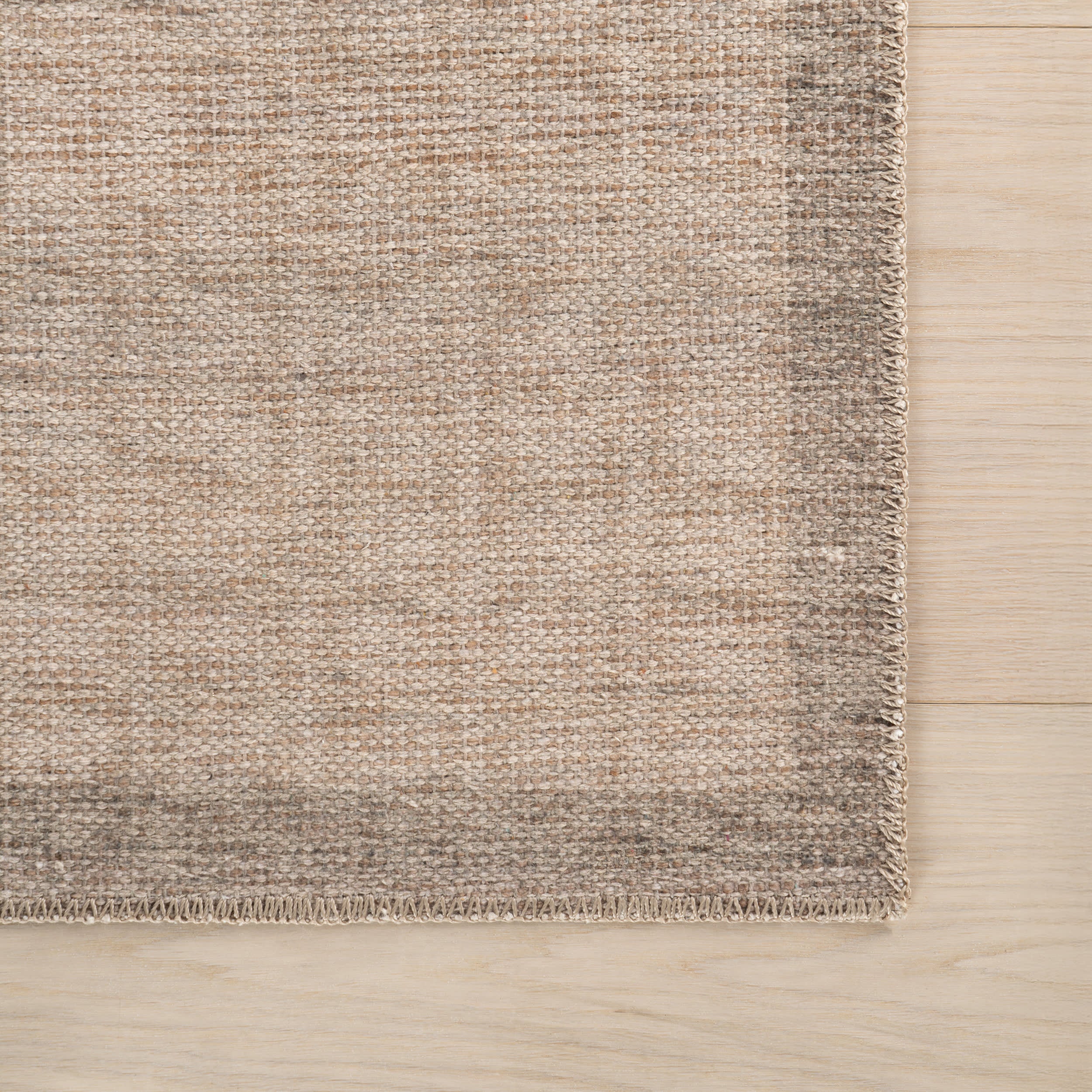 Nefe Bordered Washable Rug | Brown - Image 4