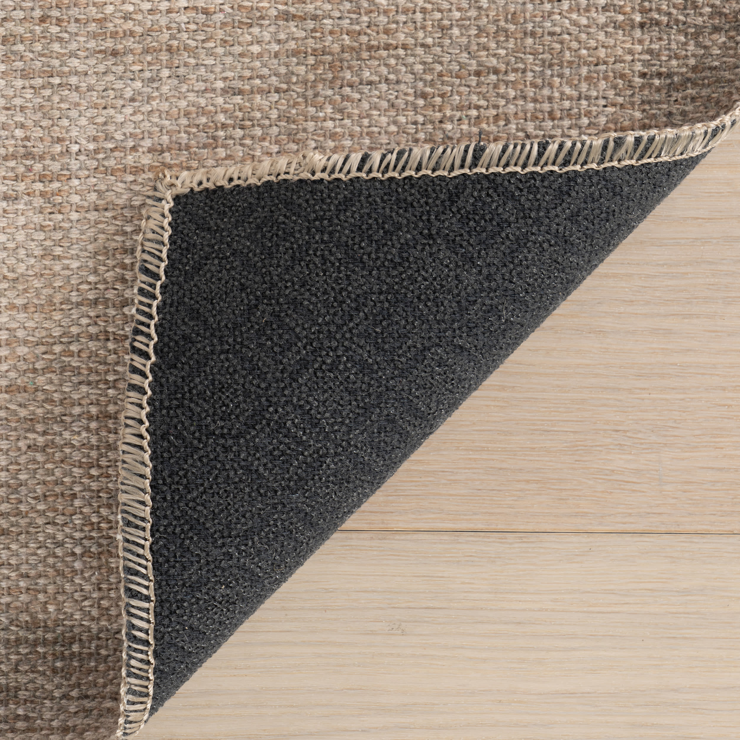 Nefe Bordered Washable Rug | Brown - Image 8