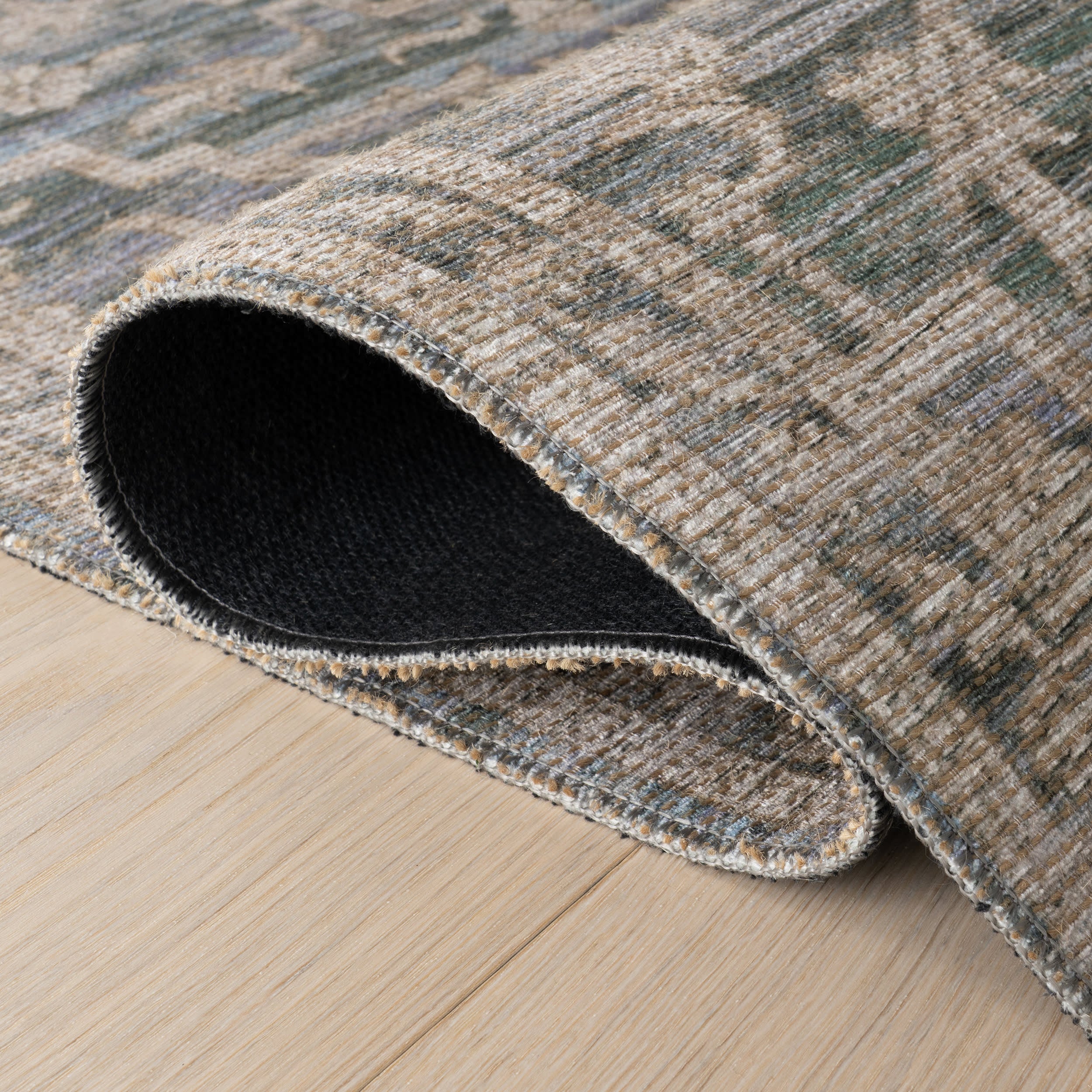 Nefre Traditional Diamond Rug | Blue - Image 11