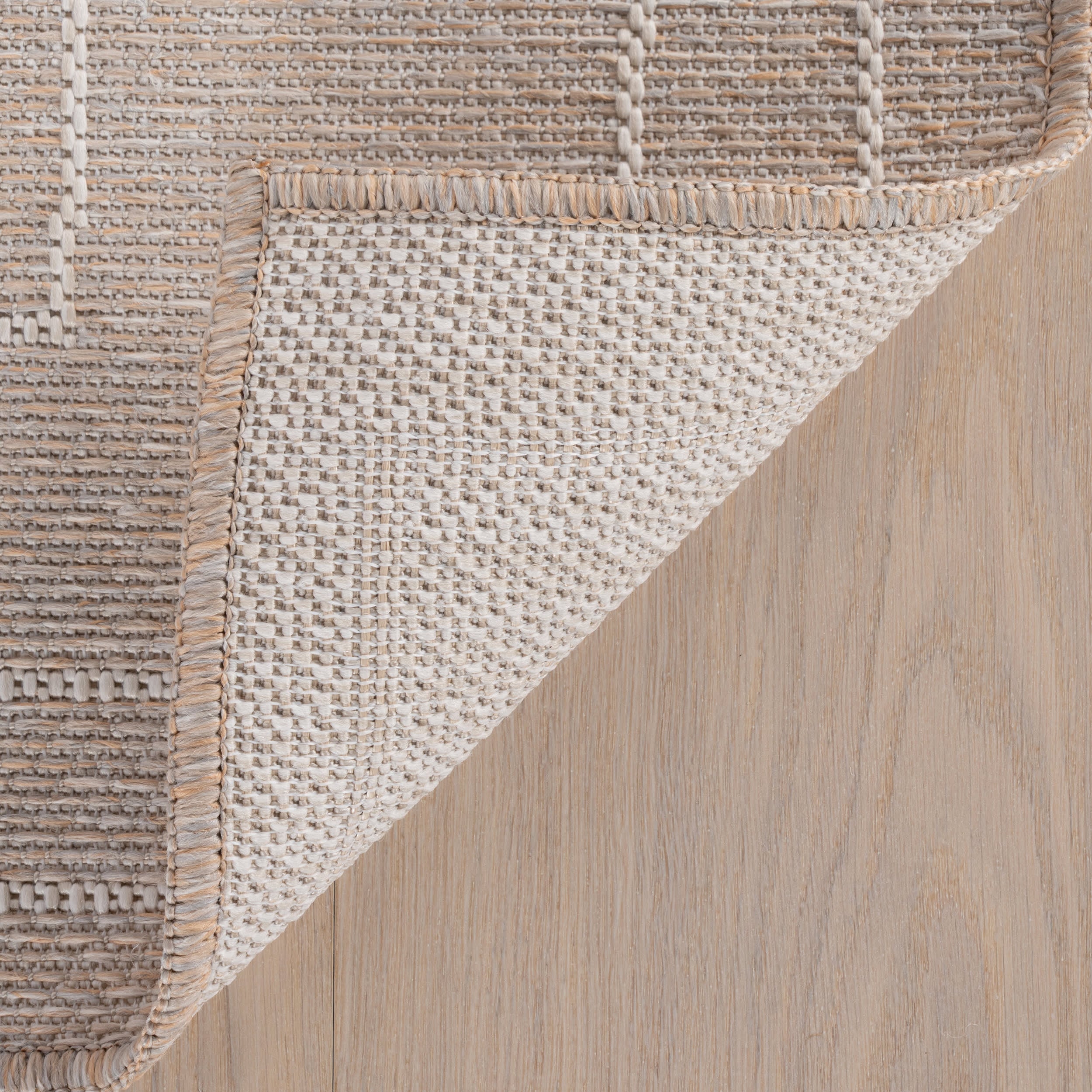 Nellia Bohemian Bordered Indoor/Outdoor Rug | Natural - Image 8