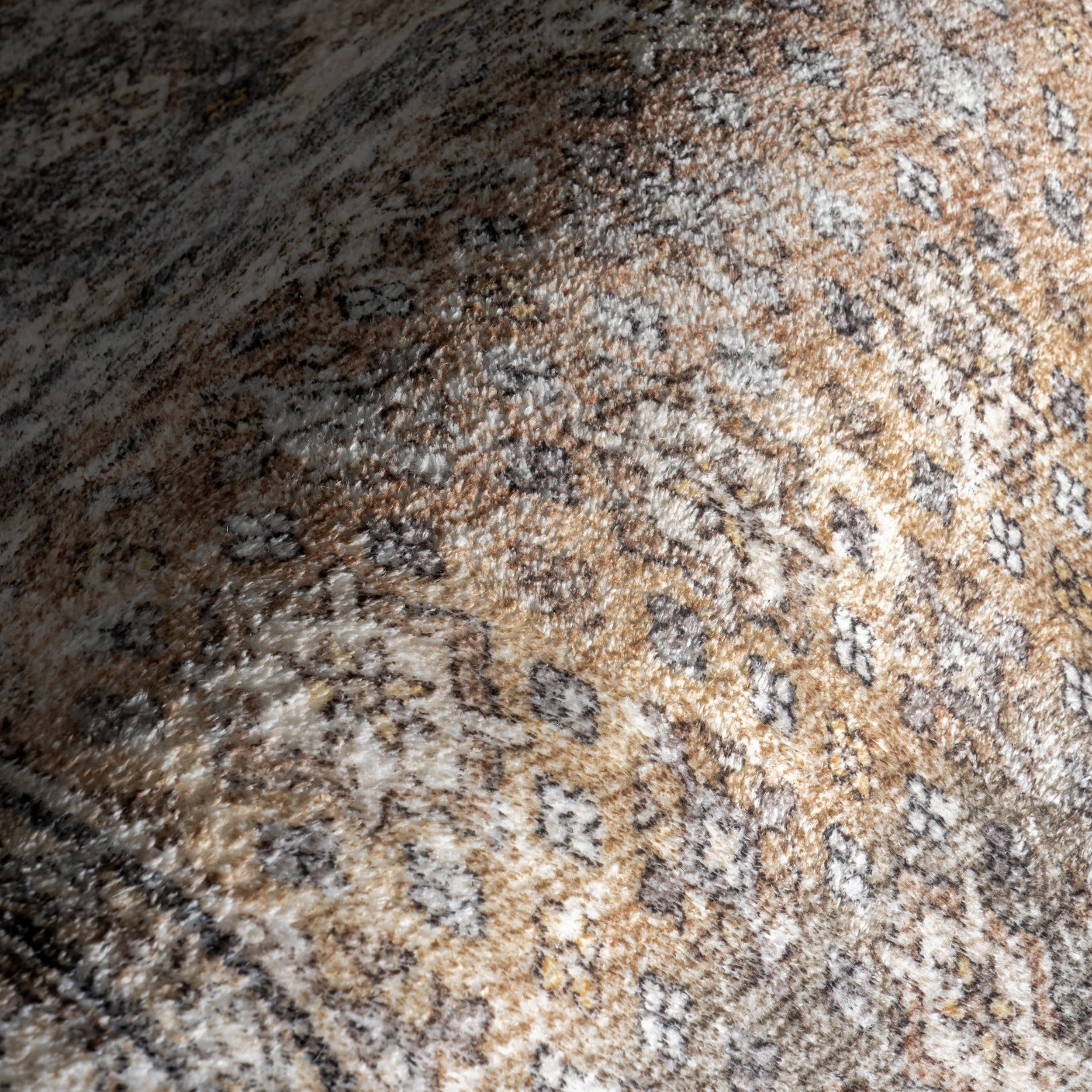 Nerissa Medallion Washable Rug | Grey - Image 3