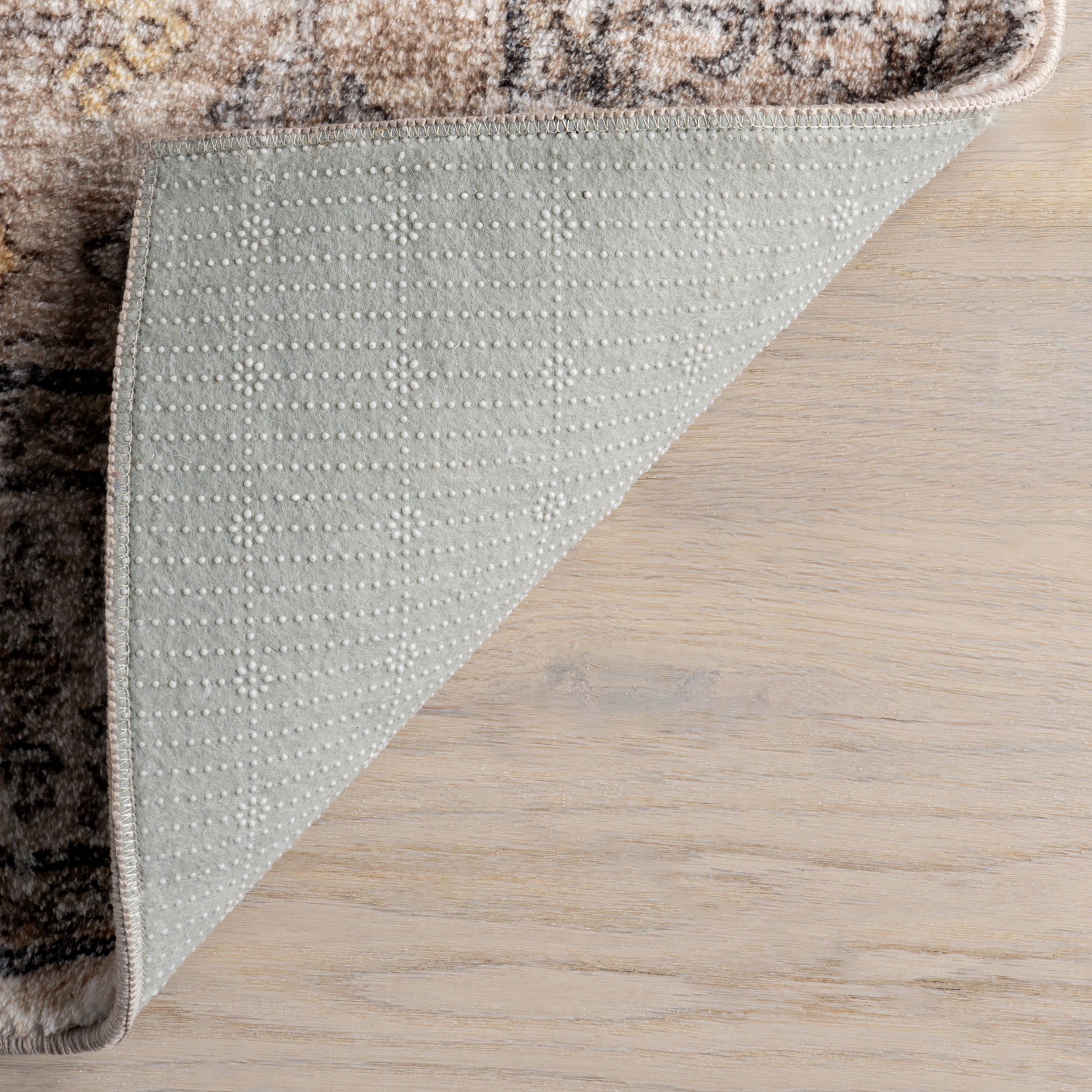 Nerissa Medallion Washable Rug | Grey - Image 7
