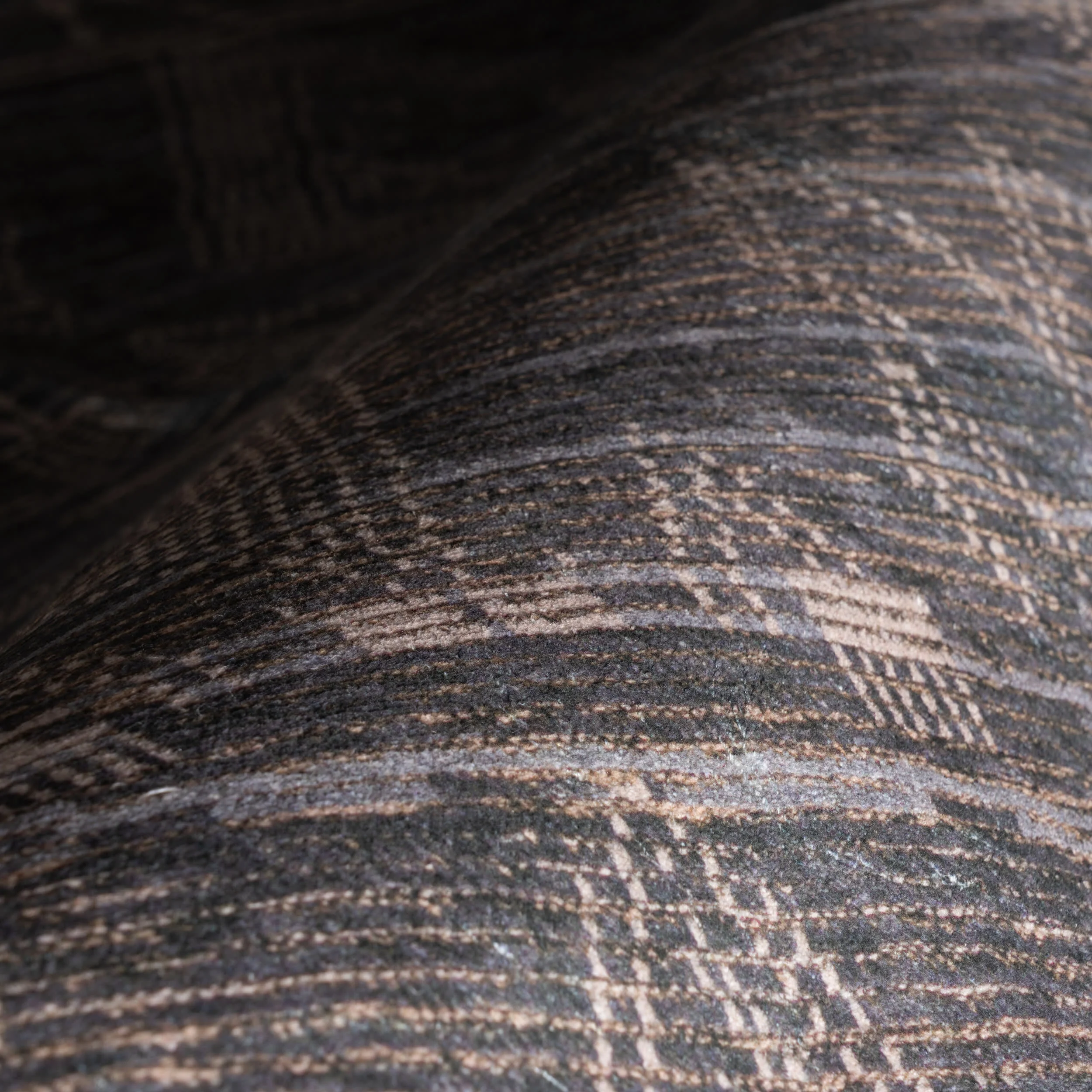 Nevara Abstract Washable Rug | Charcoal - Image 3