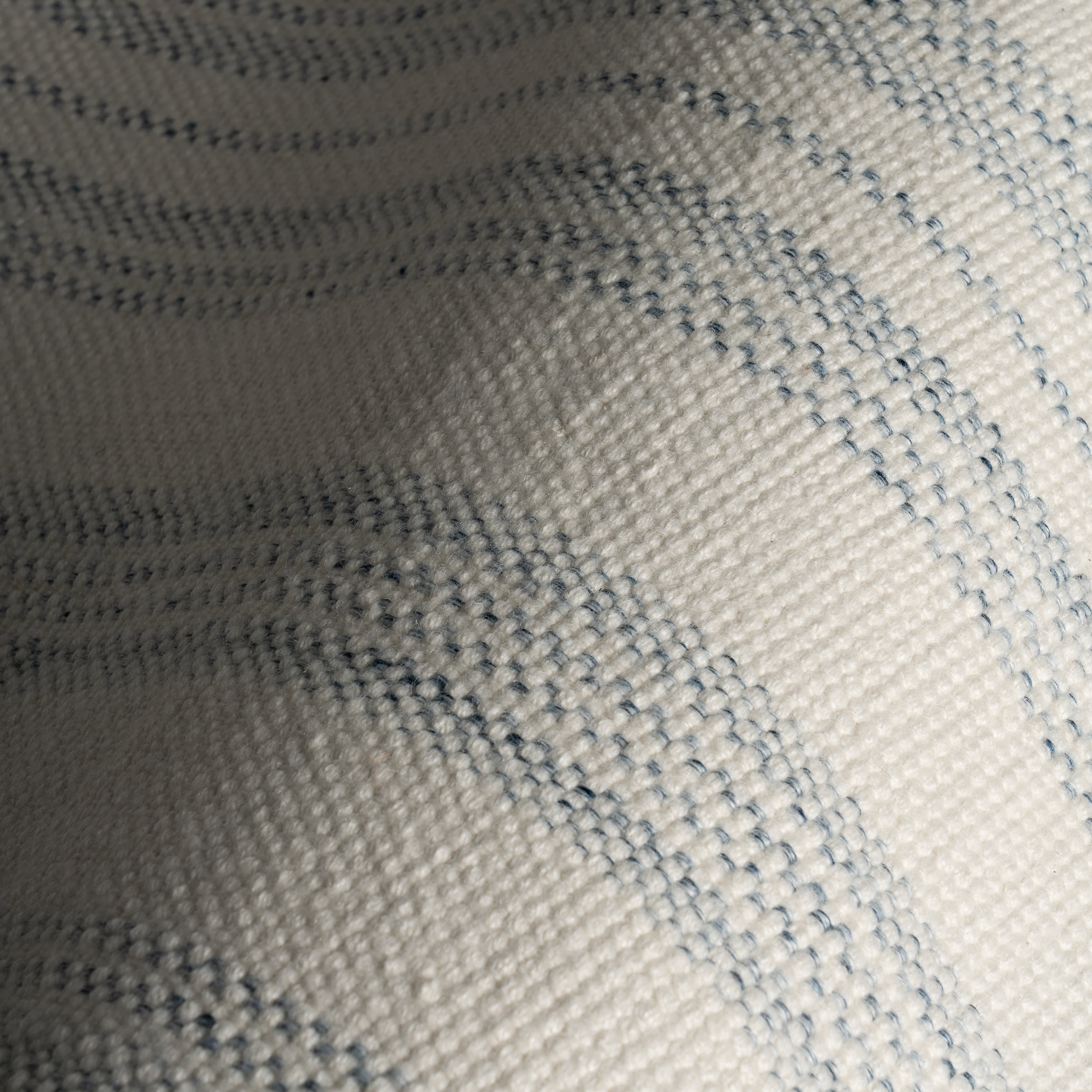 Nexel Striped Farmhouse Rug | Blue - Image 4
